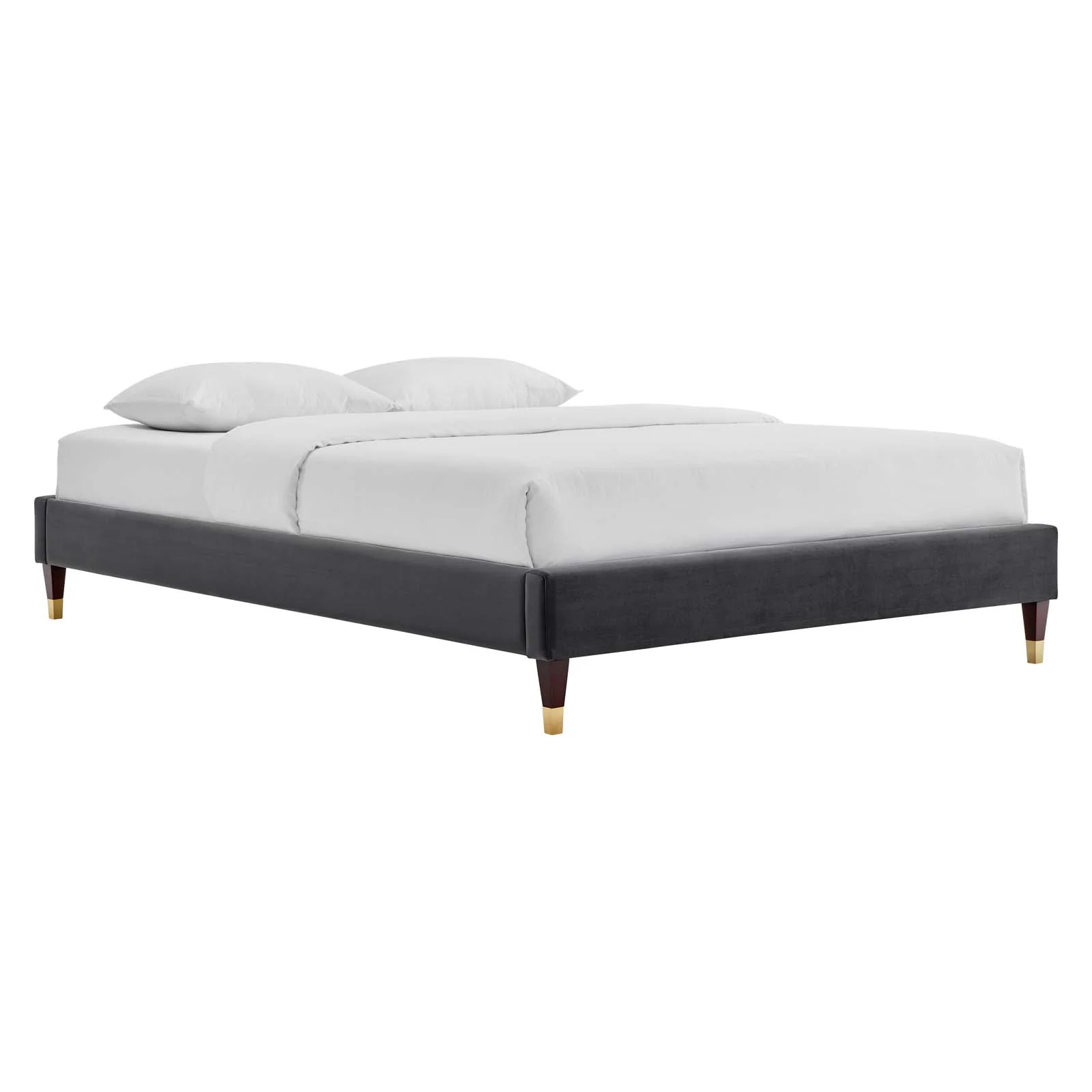 Modway Harlow Queen Performance Velvet Platform Bed Frame - MOD-6270 - Image 3