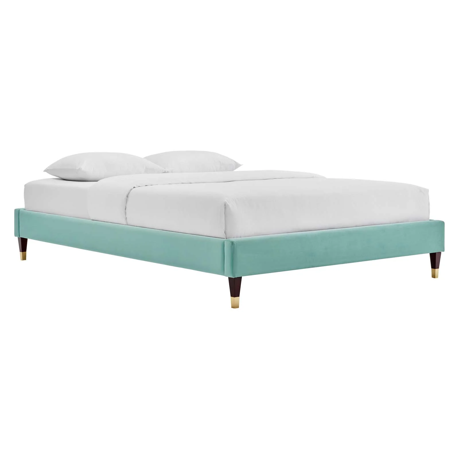 Modway Harlow Queen Performance Velvet Platform Bed Frame - MOD-6270 - Image 9