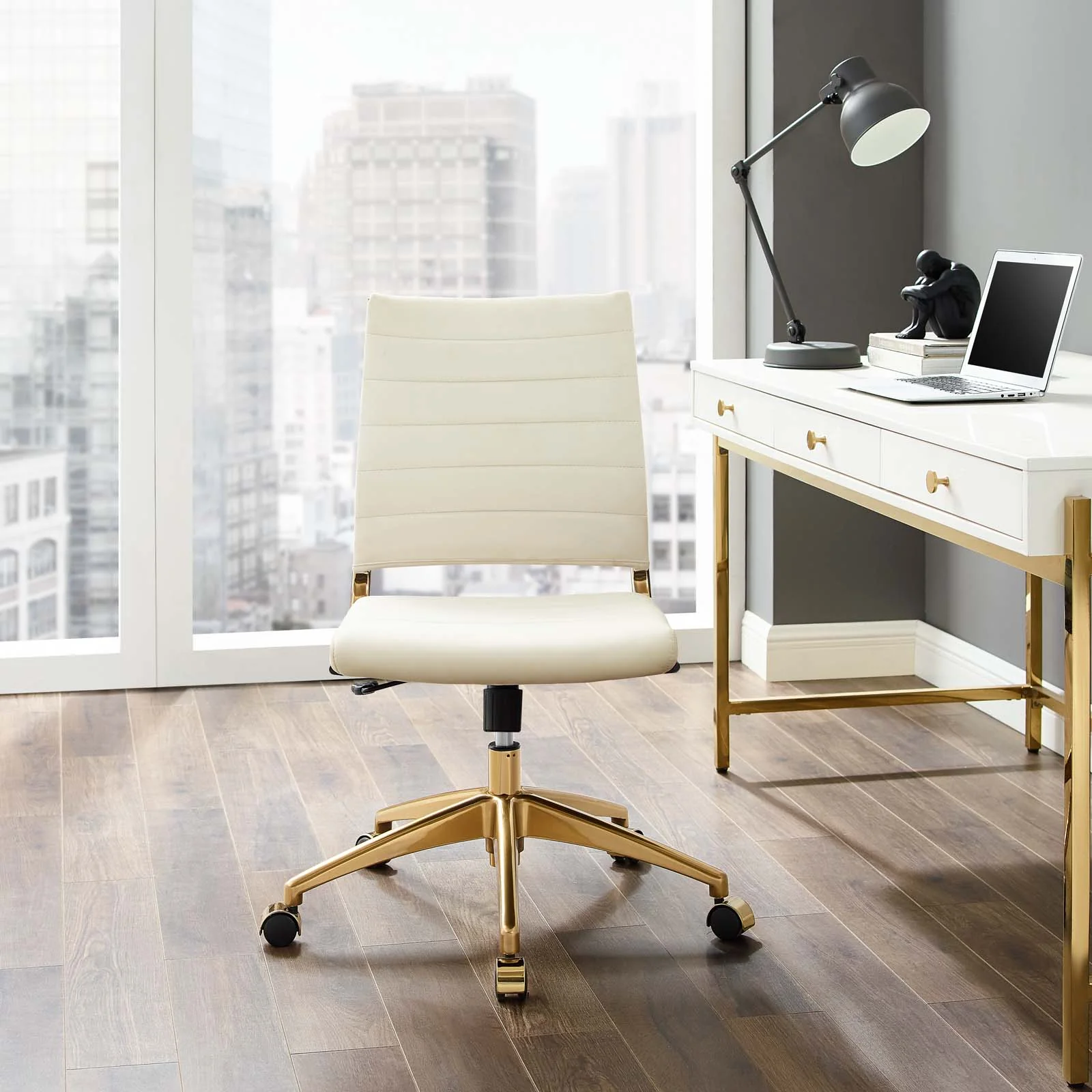Modway Jive Armless Mid Back Performance Velvet Office Chair - EEI-4280 - Image 9