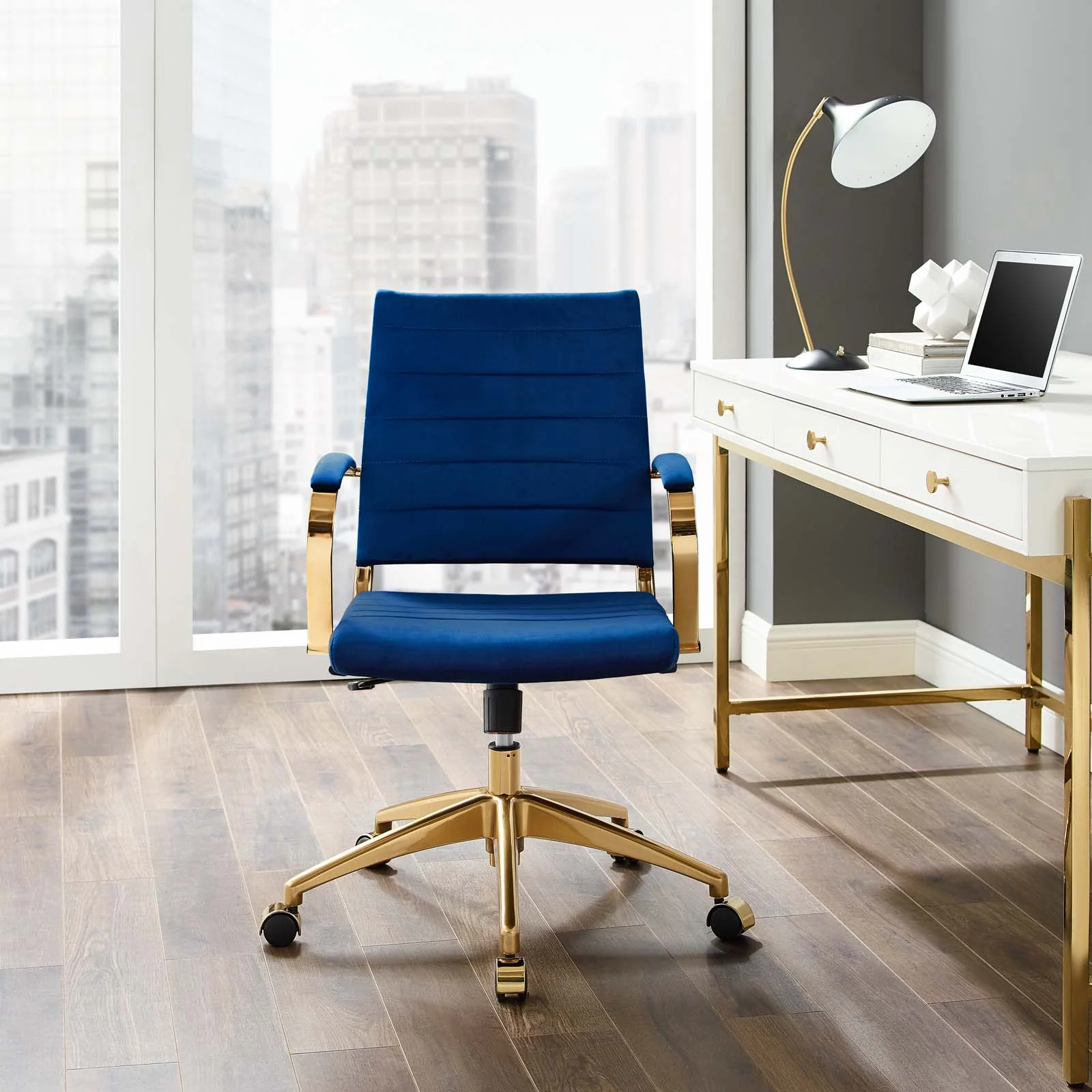 Modway Jive Mid Back Performance Velvet Office Chair - EEI-4281 - Image 10