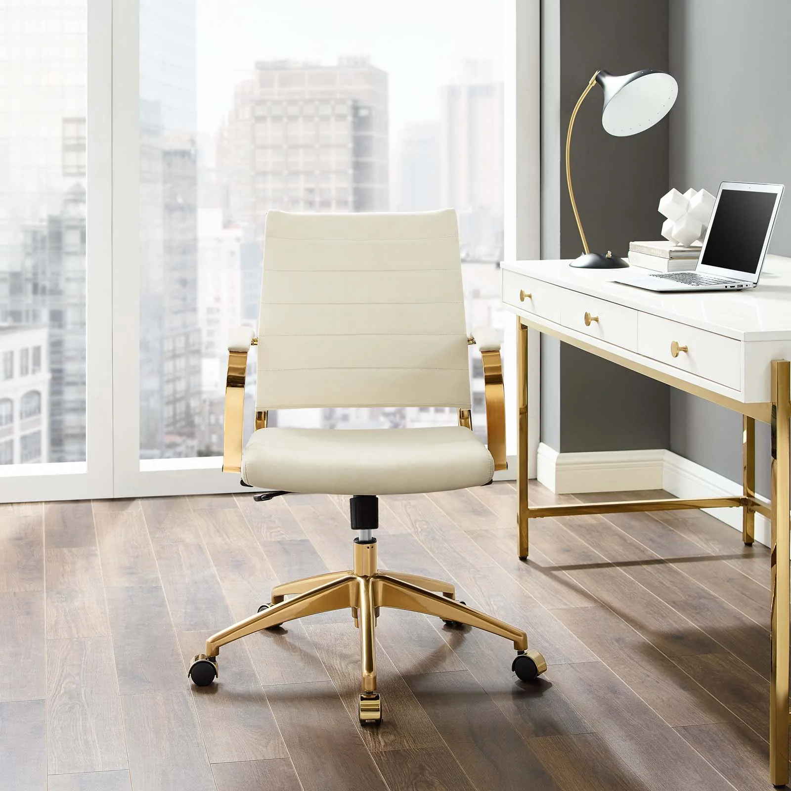 Modway Jive Mid Back Performance Velvet Office Chair - EEI-4281 - Image 9