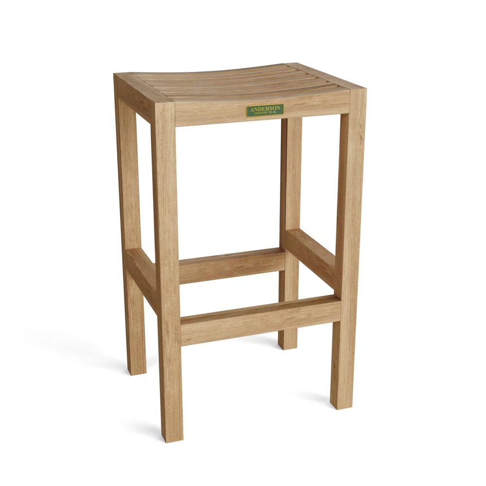 New Montego Backless Bar Chair By Anderson Teak - Image 2