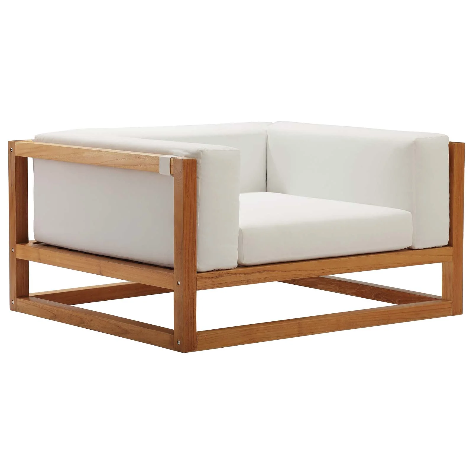 Newbury 2 Piece Outdoor Patio Premium Grade A Teak Wood Set By Modway - EEI-3627 - Image 3