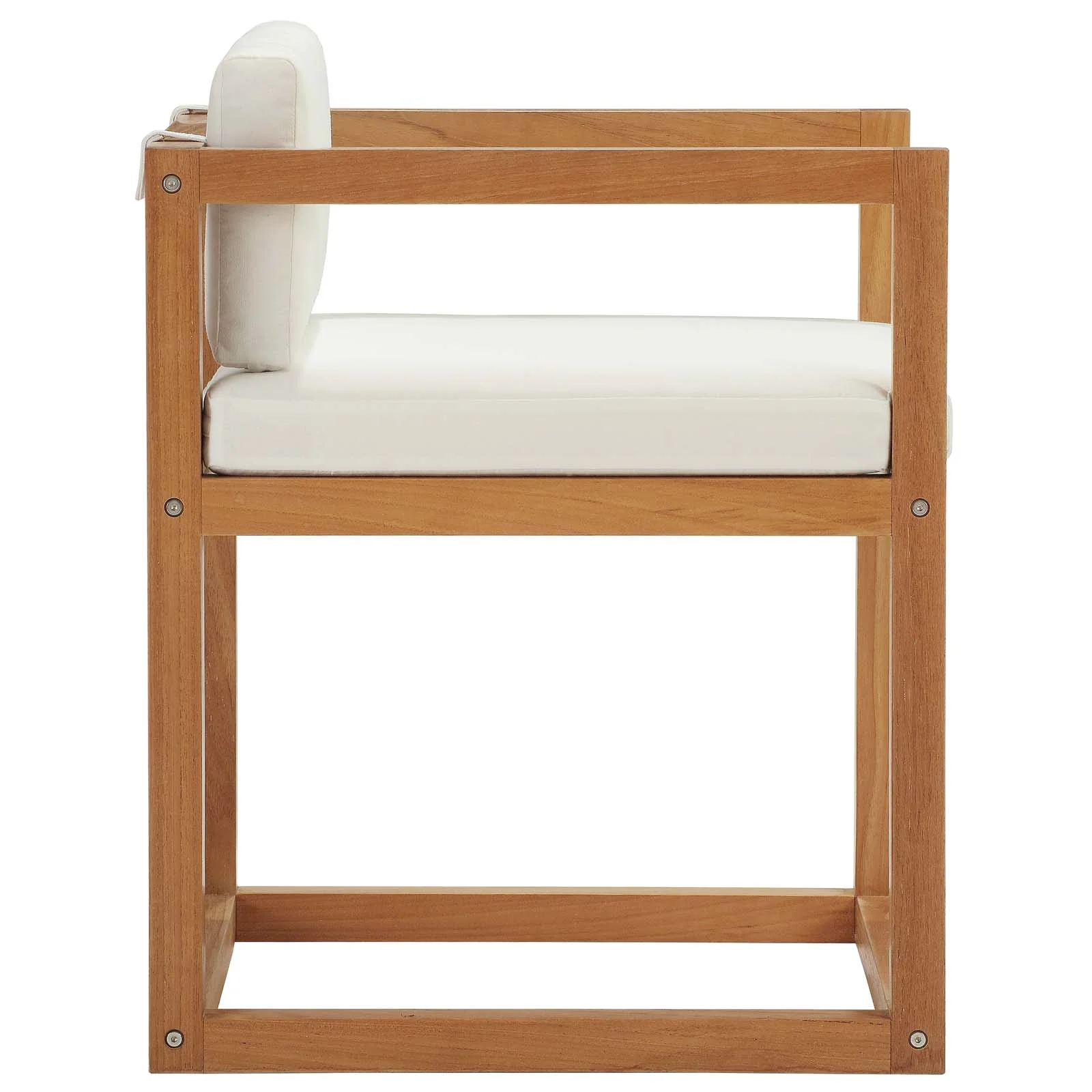 Newbury Outdoor Patio Premium Grade A Teak Wood Accent Armchair Set of 2 By Modway - EEI-4029 - Image 4