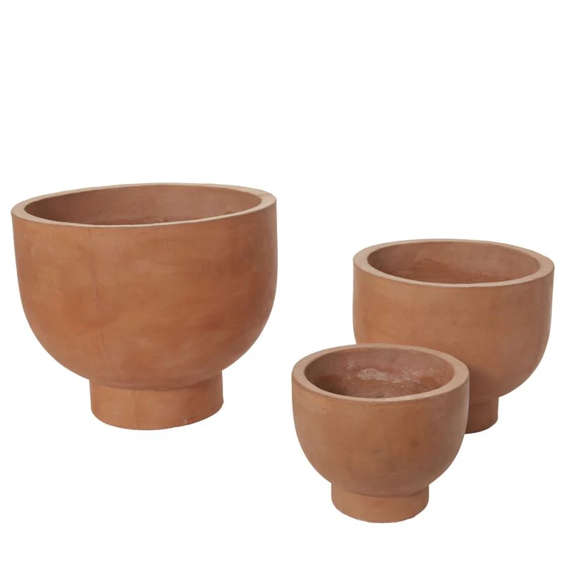 Newport Burnt Orange Compote 12.25"x 10.5" By Accent Decor - Image 3