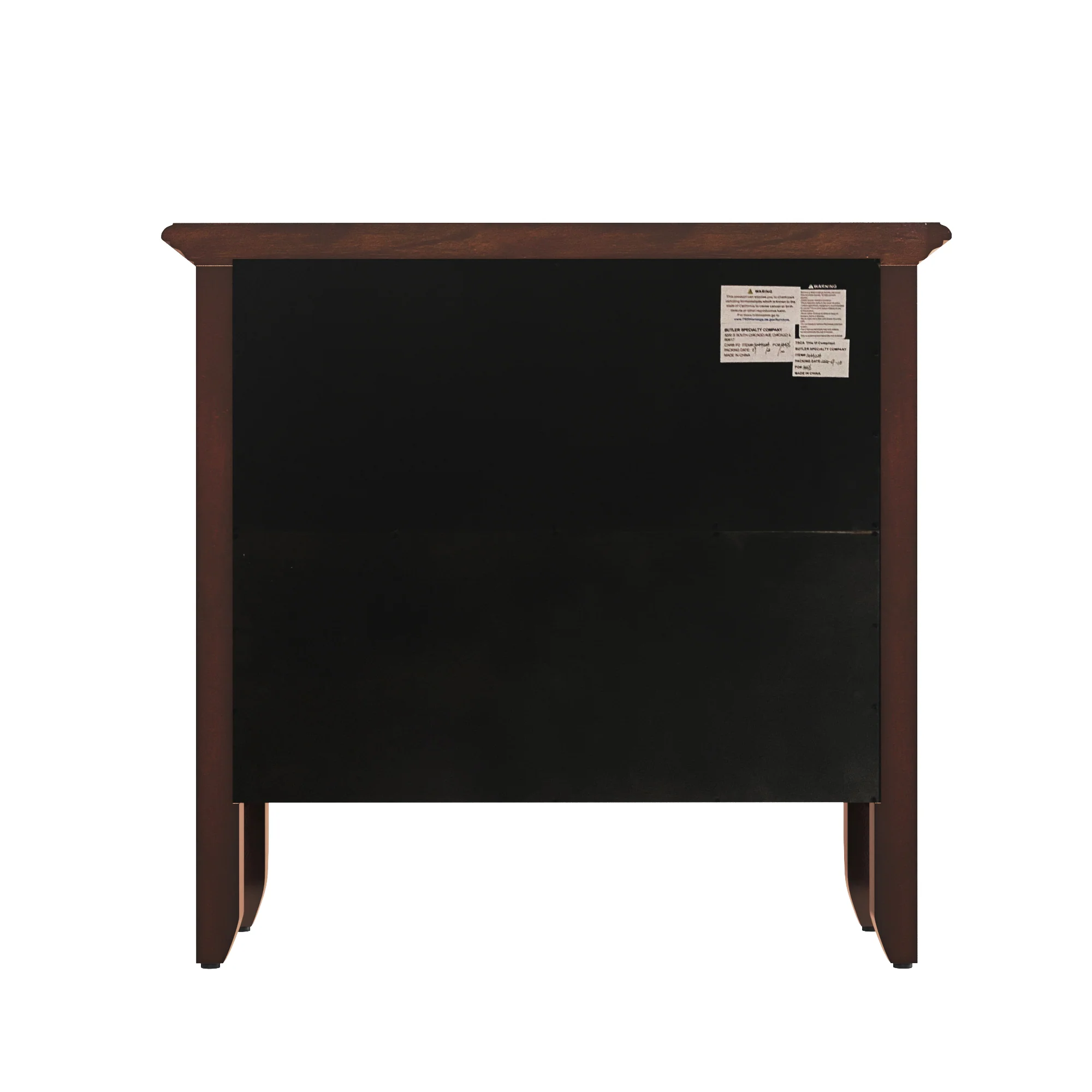 Newport Plantation Cherry Low Bookcase By Homeroots - Image 5