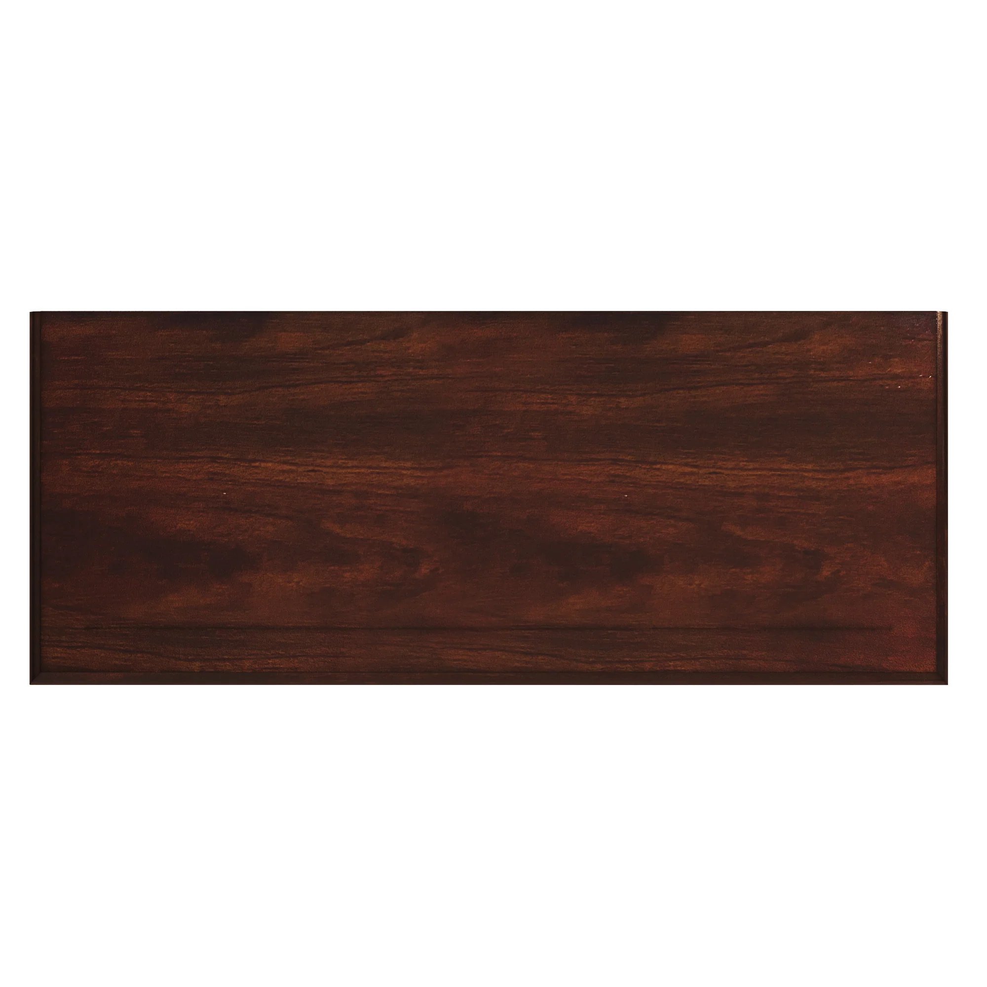 Newport Plantation Cherry Low Bookcase By Homeroots - Image 6