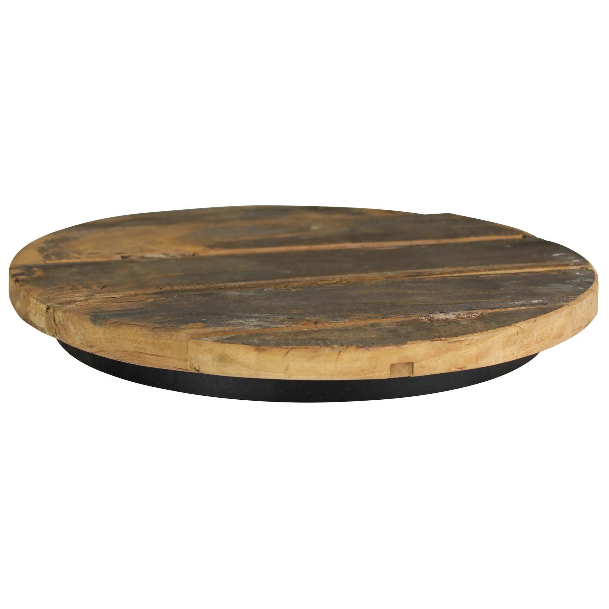 Newton Round Riser, ReclaiMedium Wood - Small Set Of 2 By HomArt - Image 7
