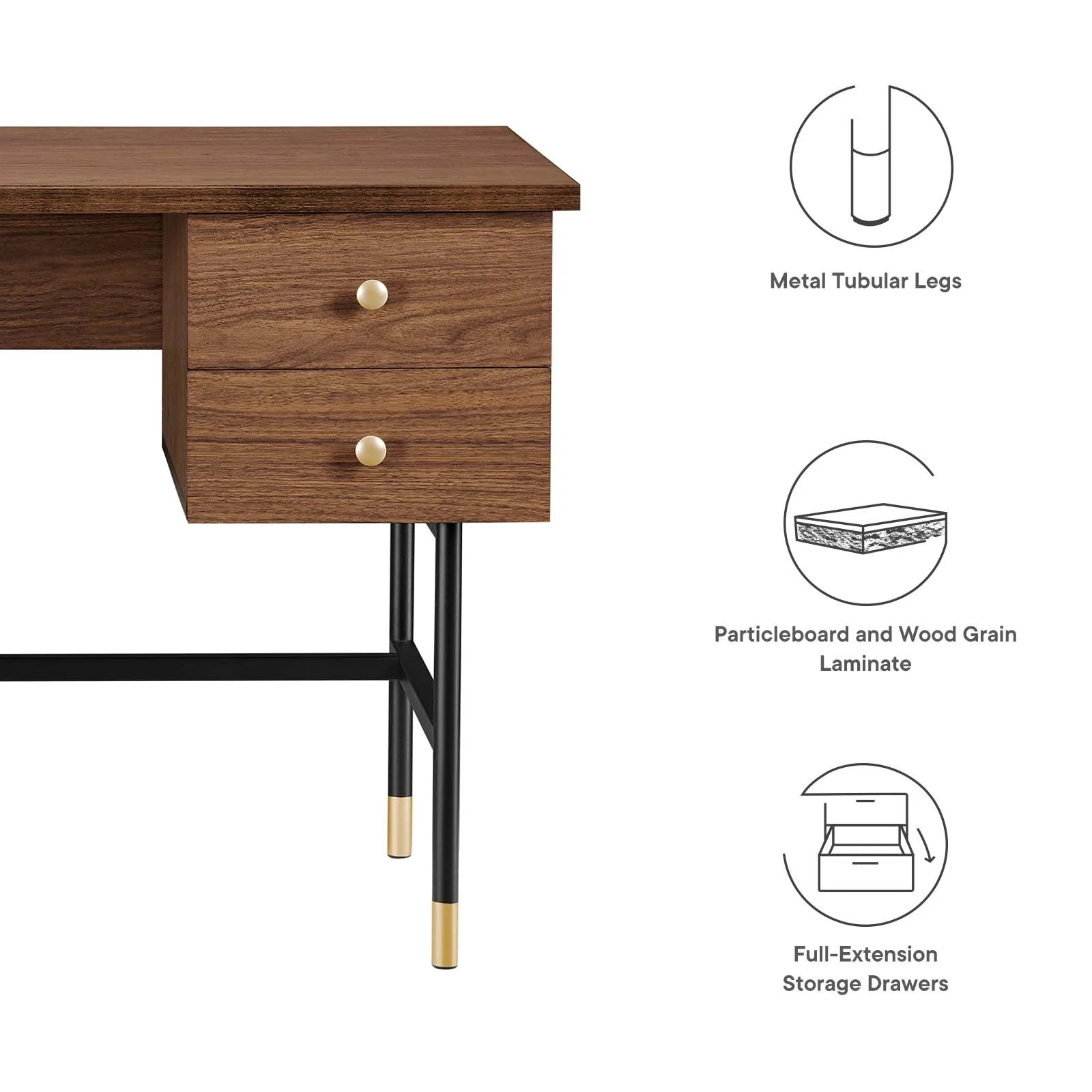 Nexus Office Desk By Modway - EEI-6284 - Image 18