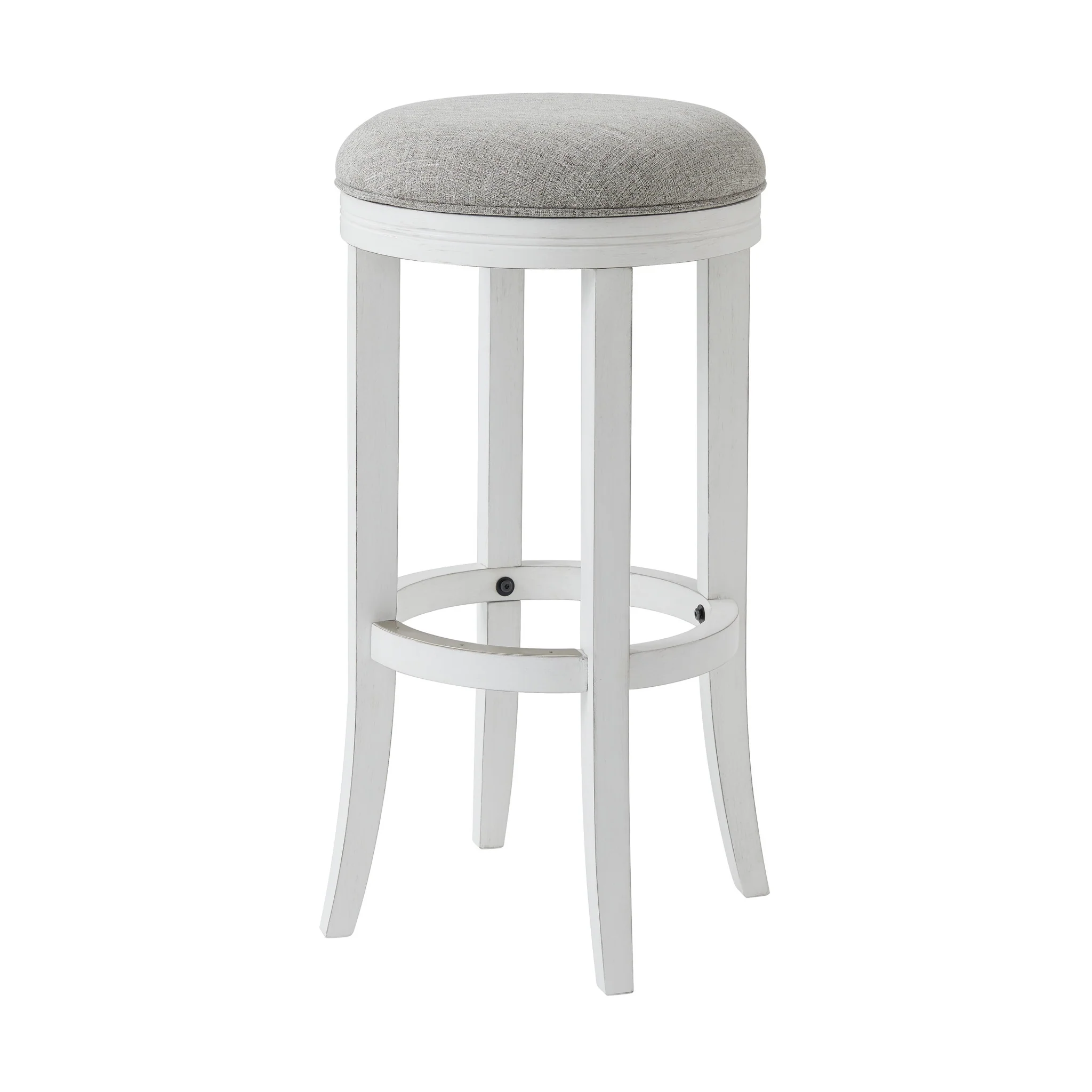 Nickel Glass Table Lamp With White Drum Shade By Homeroots - Image 6