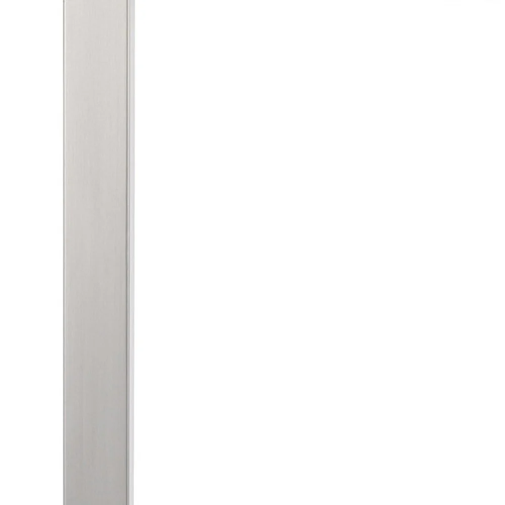 Nickel Metal Desk USB Table Lamp With White Shade By Homeroots - Image 2