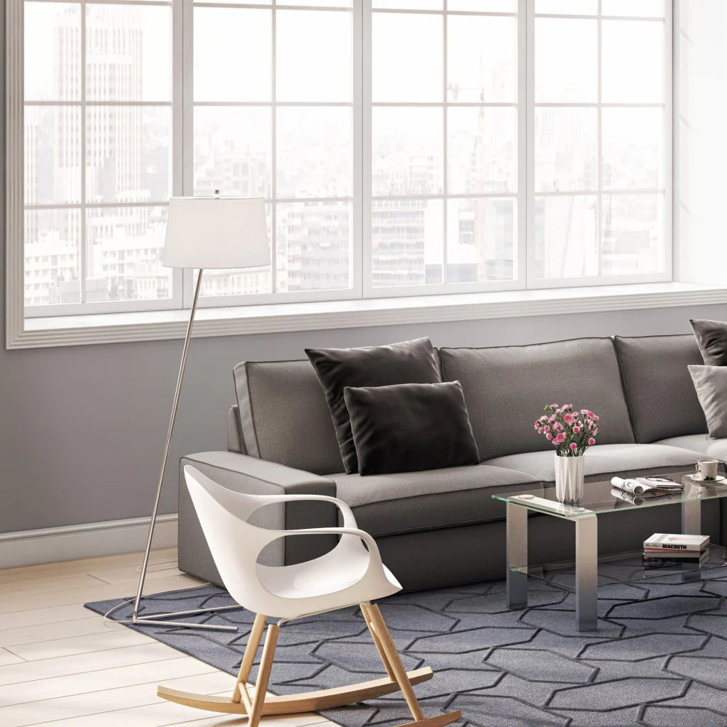 Nickel Novelty Floor Lamp With White Frosted Glass Drum Shade By Homeroots - Image 5