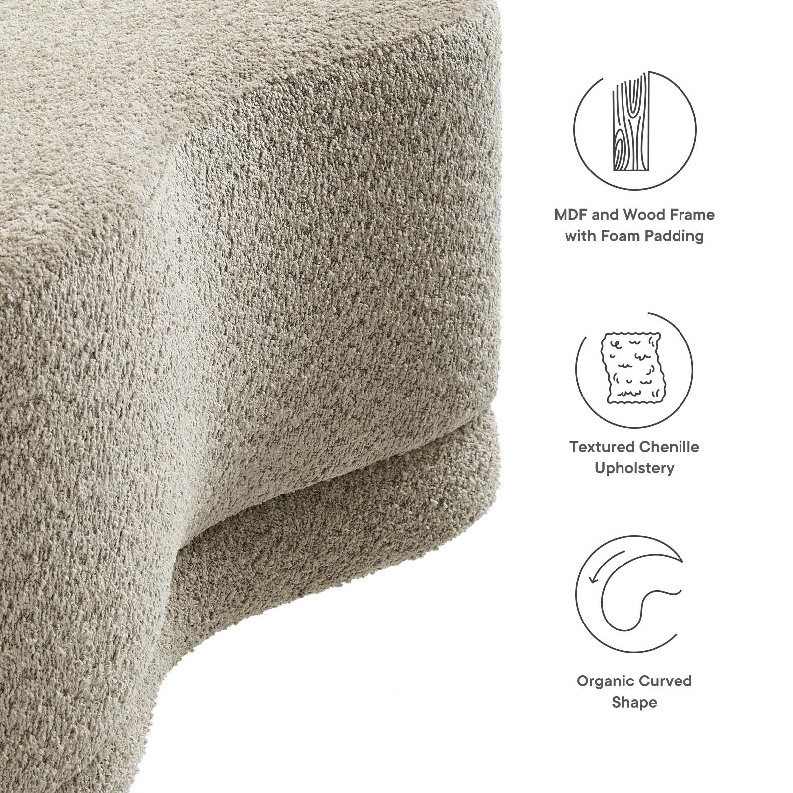 Nimbus 48" Upholstered Ottoman Bench By Modway - EEI-6816 - Image 22