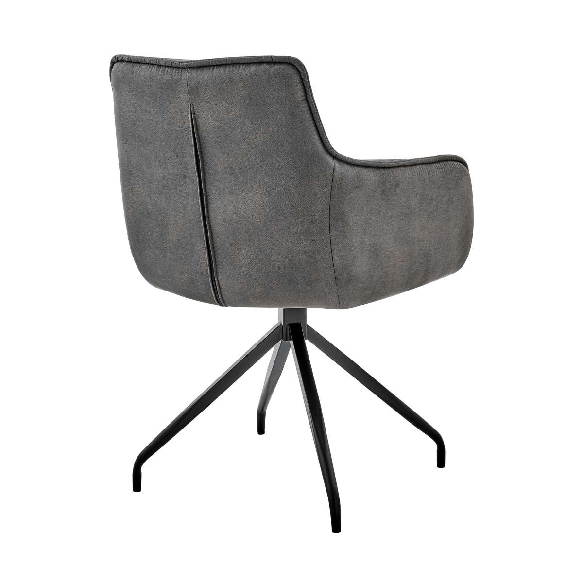 Noah Dining Room Accent Chair in Blue Velvet and Brushed Stainless Steel Finish By Armen Living - Image 9