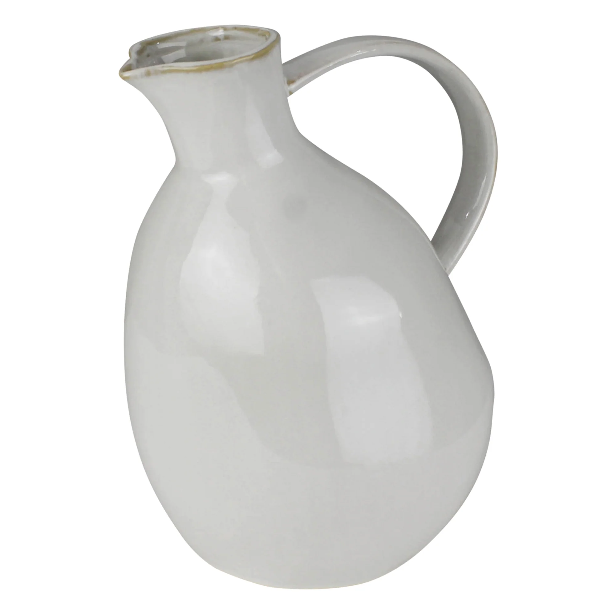 Nogal Pitcher, Ceramic By HomArt - Image 2