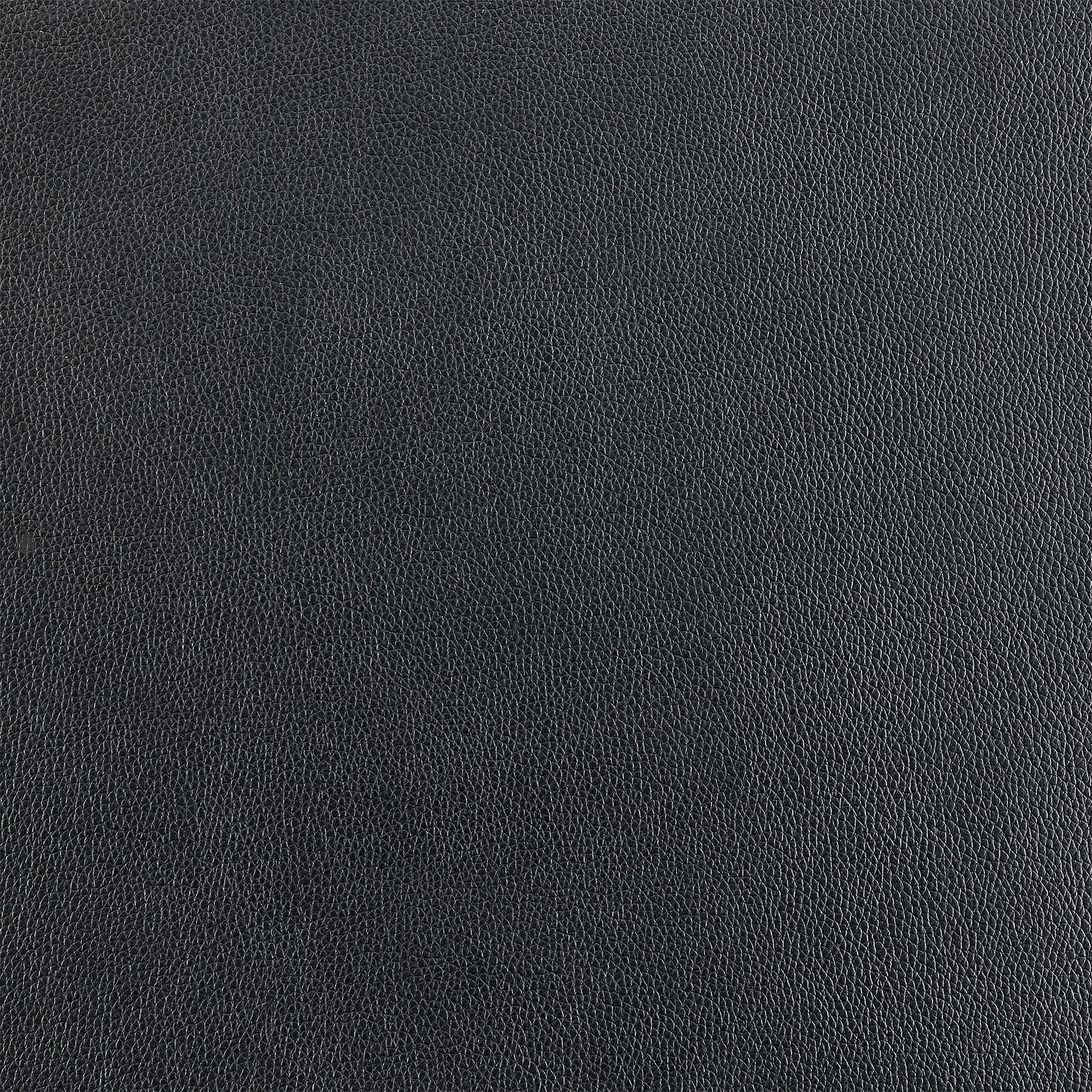 Nolagam Swivel Counter Stool in Brushed Stainless Steel with Black Faux Leather By Armen Living - Image 8
