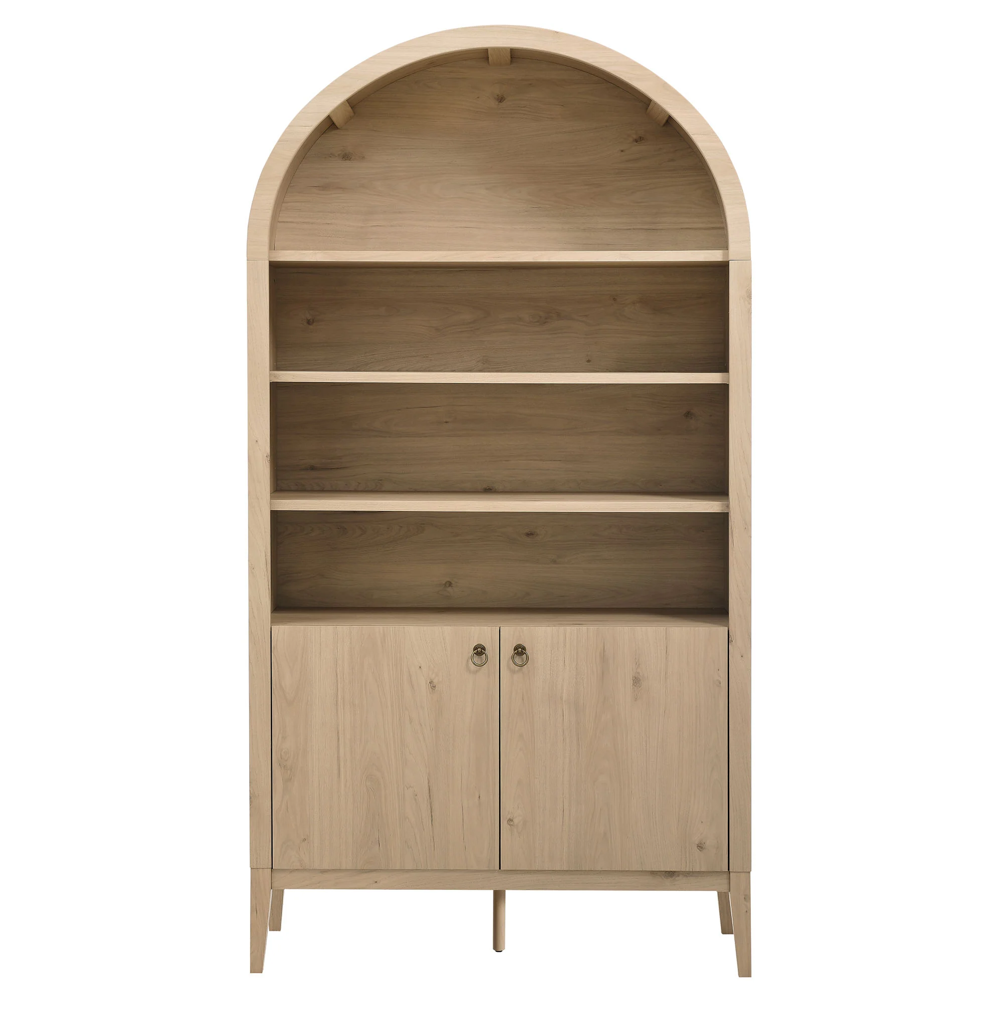 Nolan 74" Tall Wide Arched Storage Display Cabinet Bookshelf by Modway - Image 23