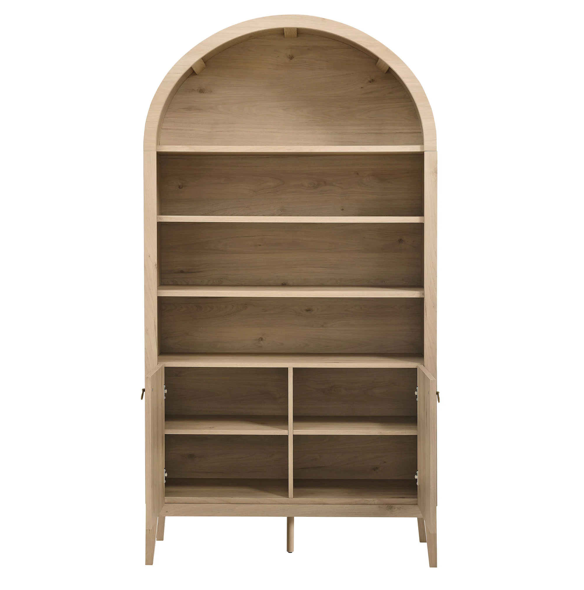 Nolan 74" Tall Wide Arched Storage Display Cabinet Bookshelf by Modway - Image 24