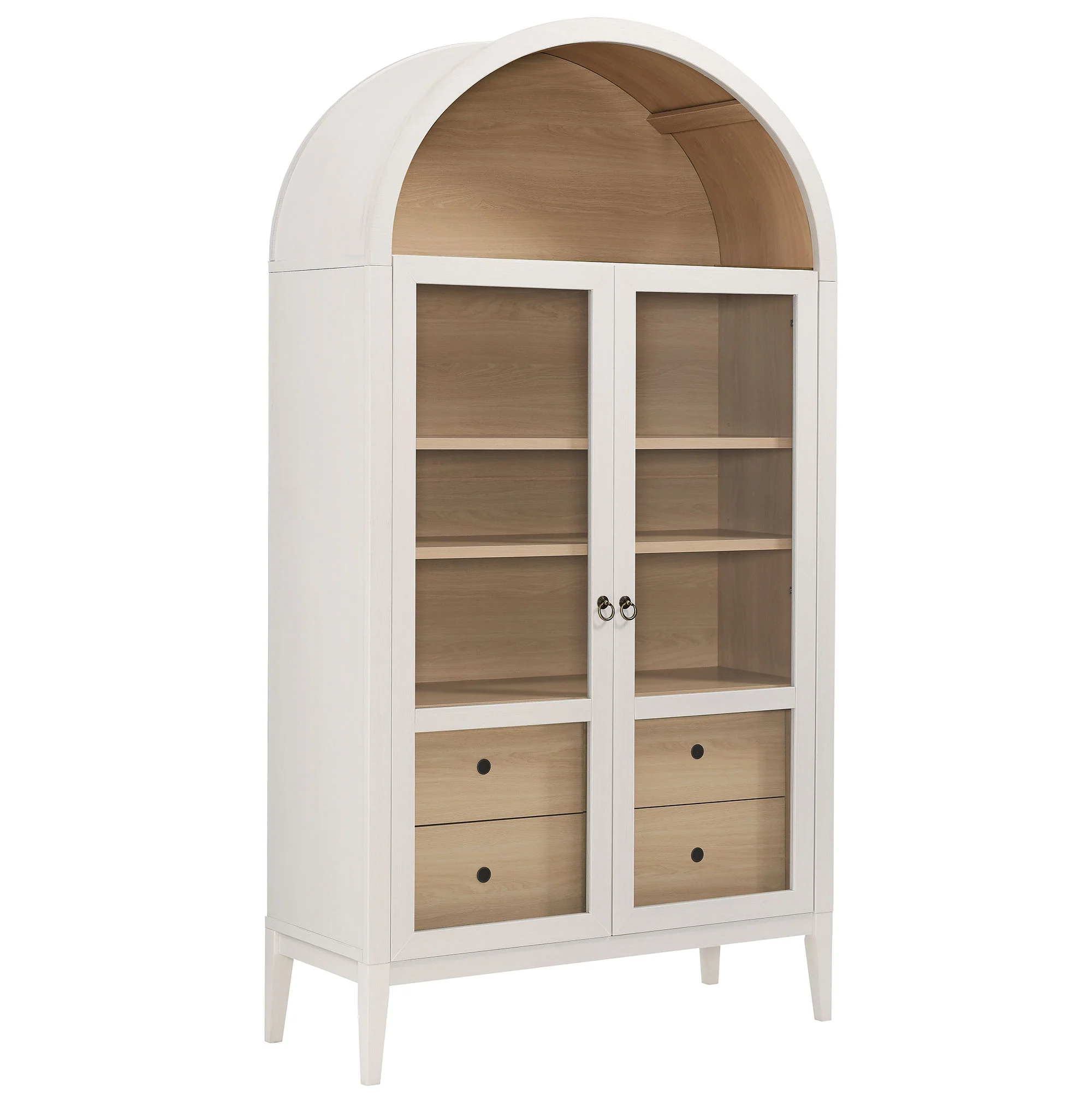 Nolan 74" Tall Wide Arched Storage Display Cabinet by Modway - Image 12