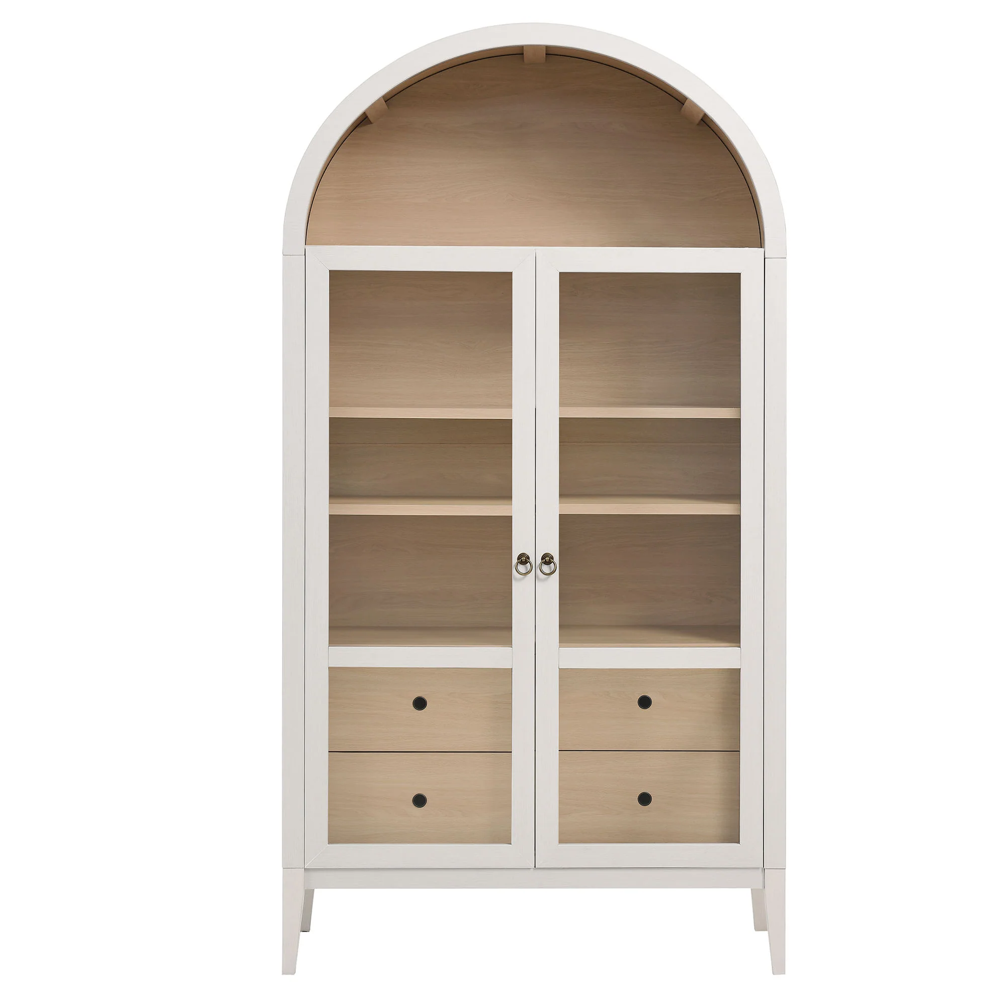 Nolan 74" Tall Wide Arched Storage Display Cabinet by Modway - Image 14