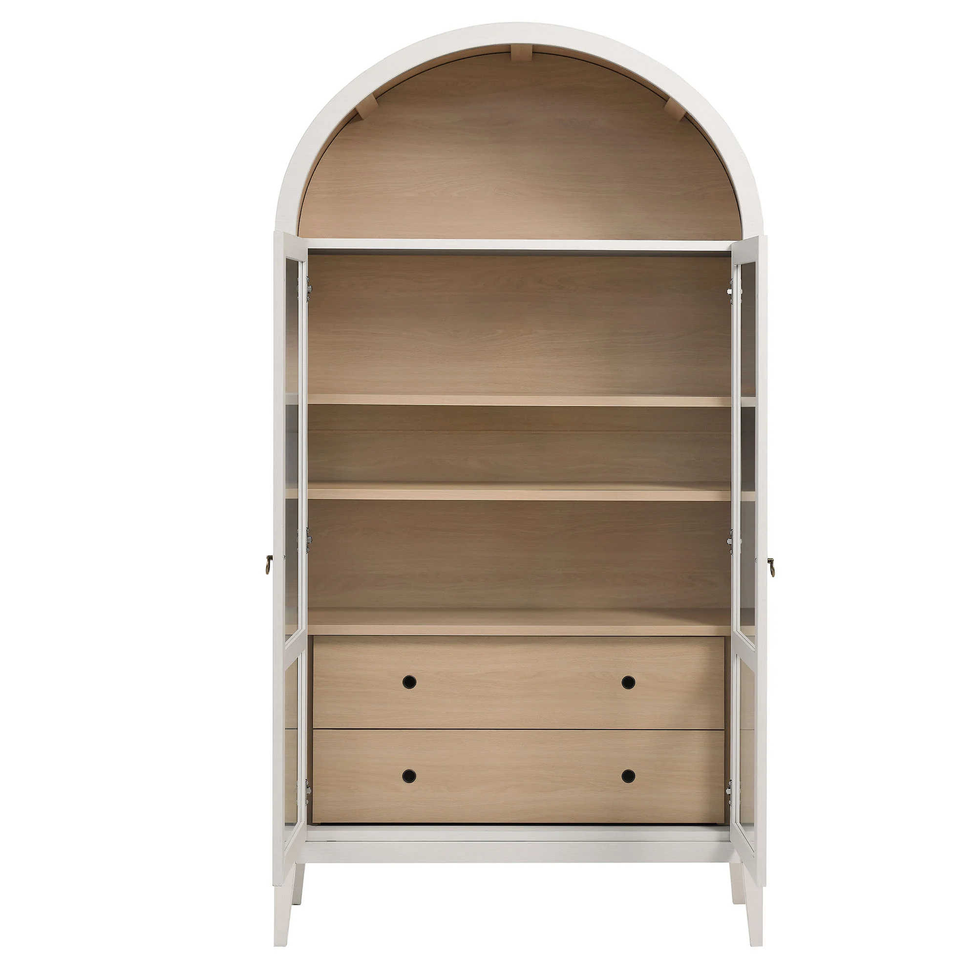 Nolan 74" Tall Wide Arched Storage Display Cabinet by Modway - Image 15