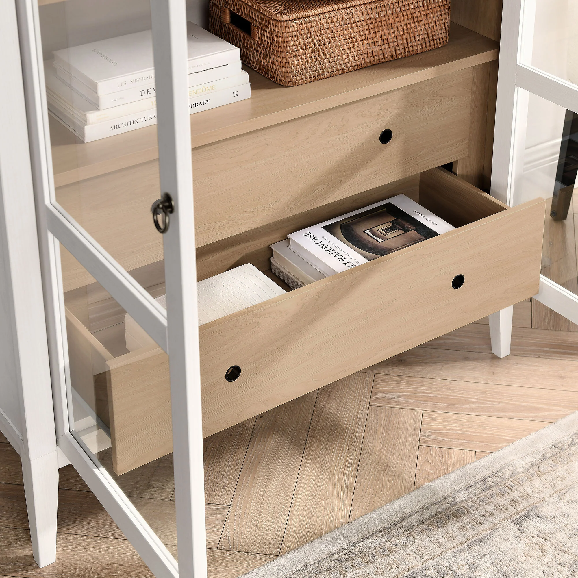 Nolan 74" Tall Wide Arched Storage Display Cabinet by Modway - Image 18