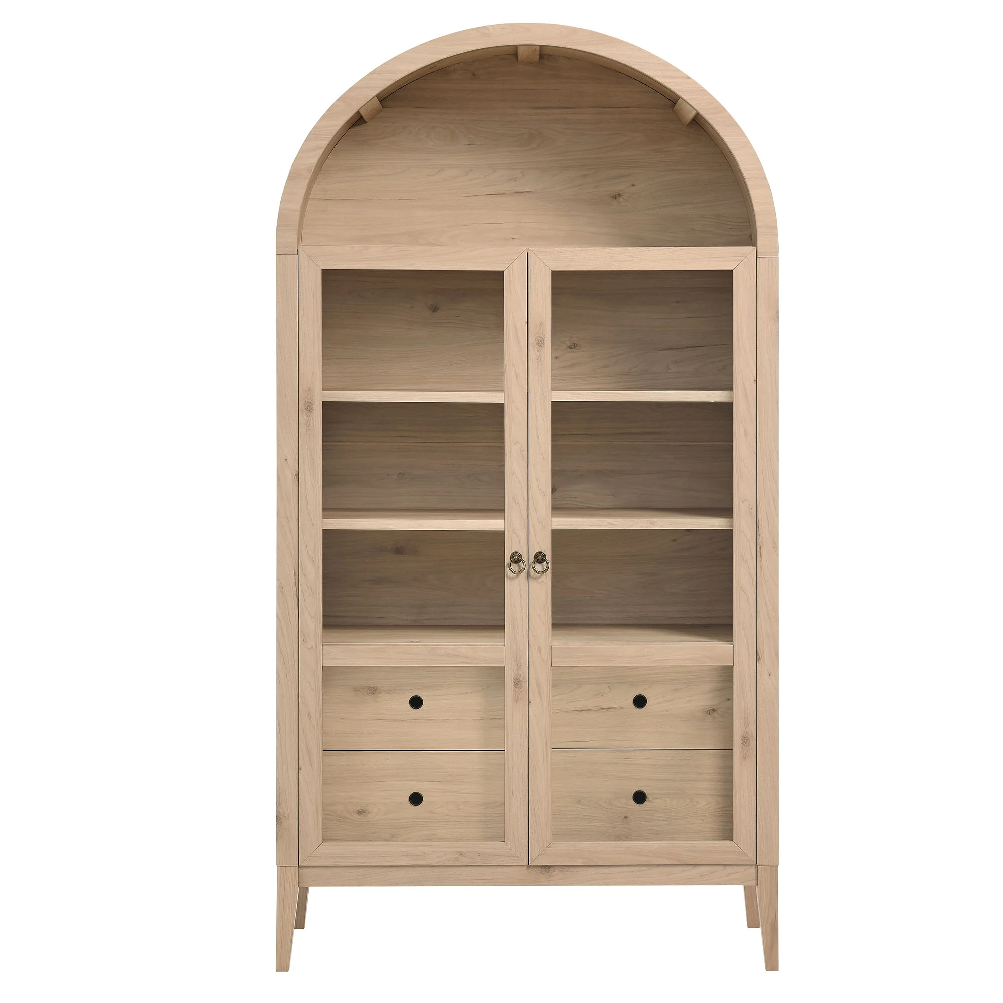 Nolan 74" Tall Wide Arched Storage Display Cabinet by Modway - Image 25