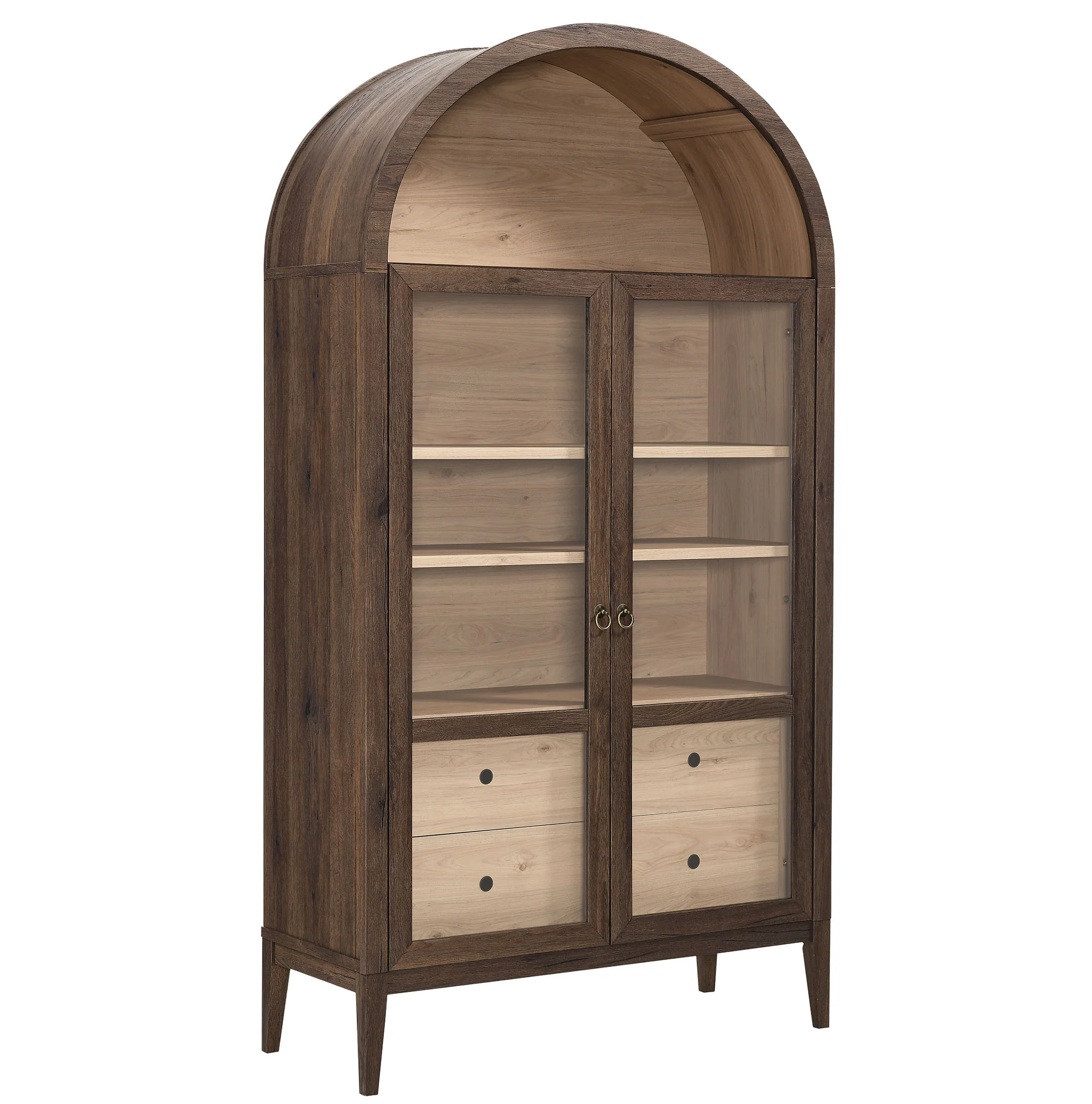 Nolan 74" Tall Wide Arched Storage Display Cabinet by Modway - Image 34