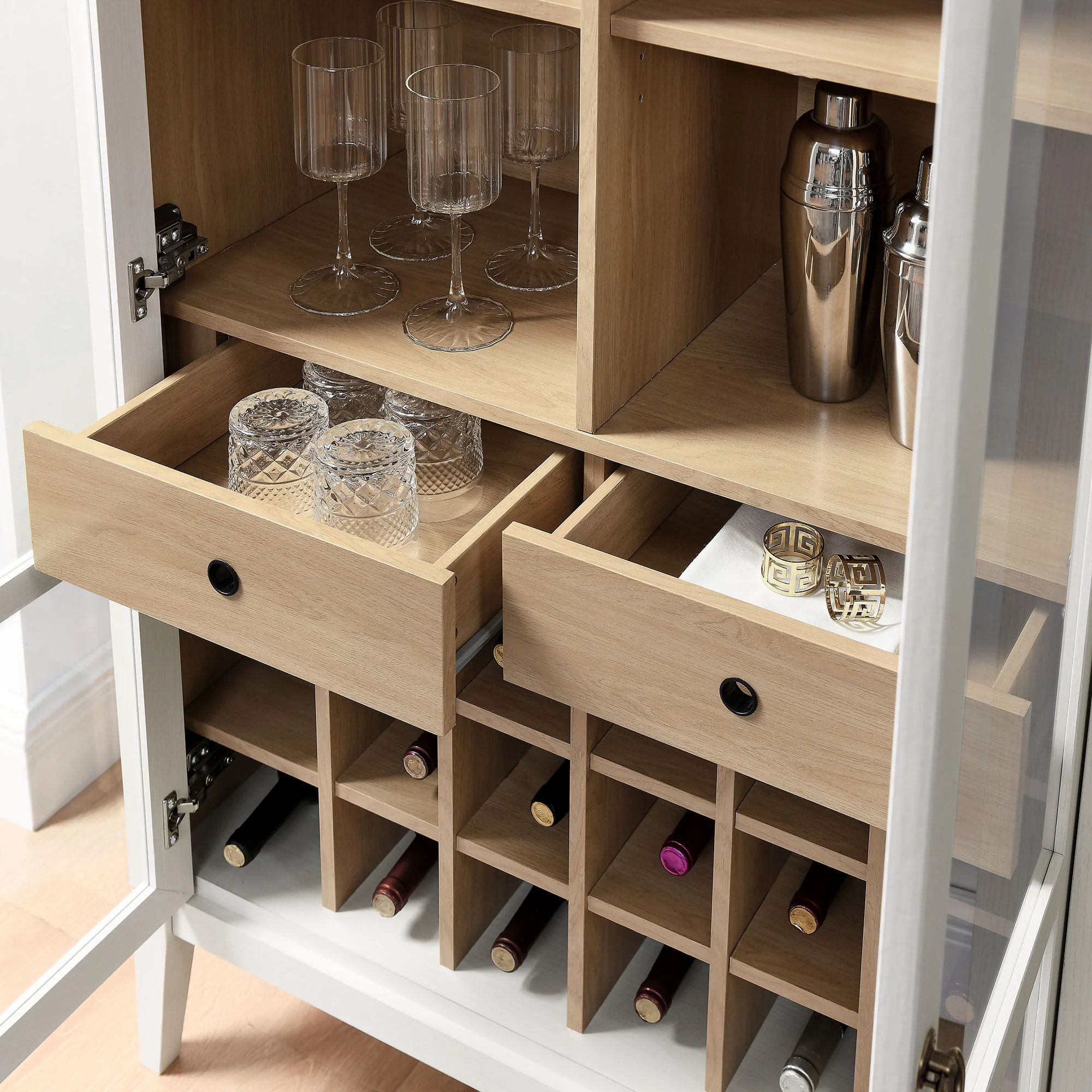 Nolan Arched Bar Cabinet by Modway - Image 17