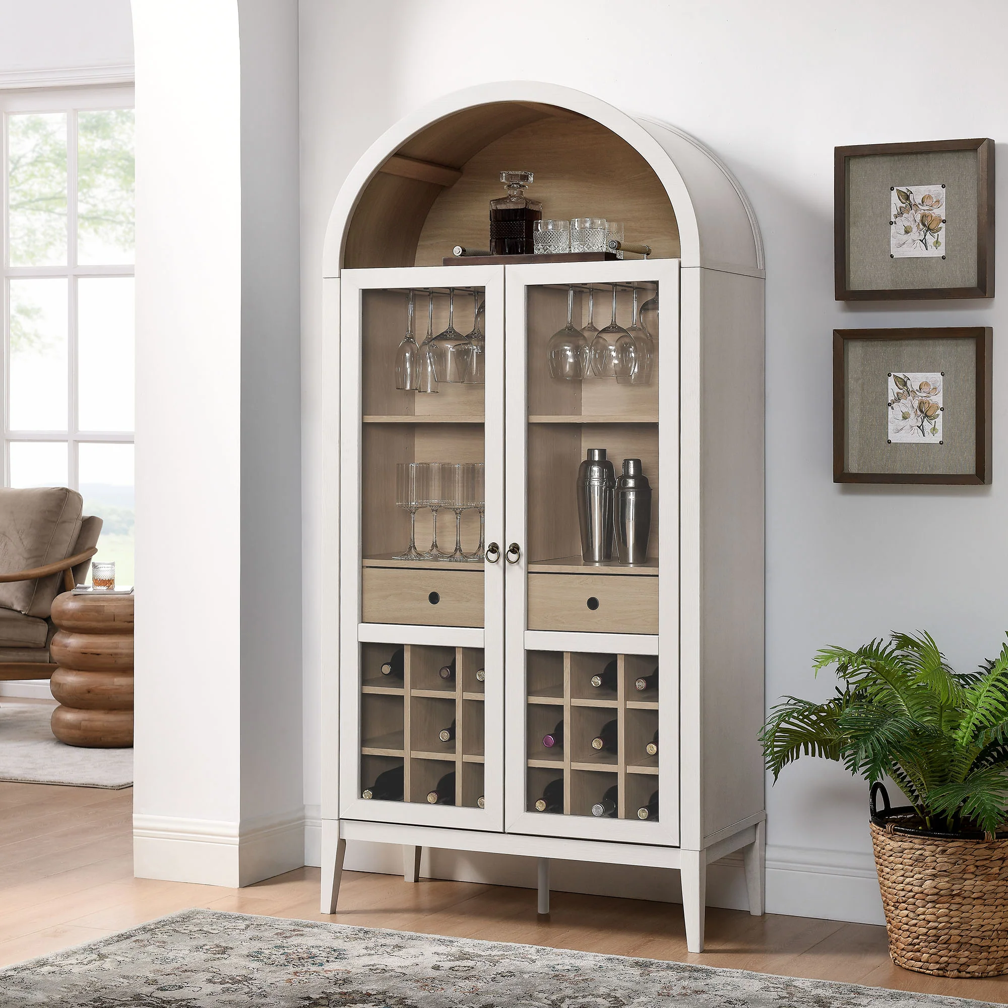 Nolan Arched Bar Cabinet by Modway - Image 18