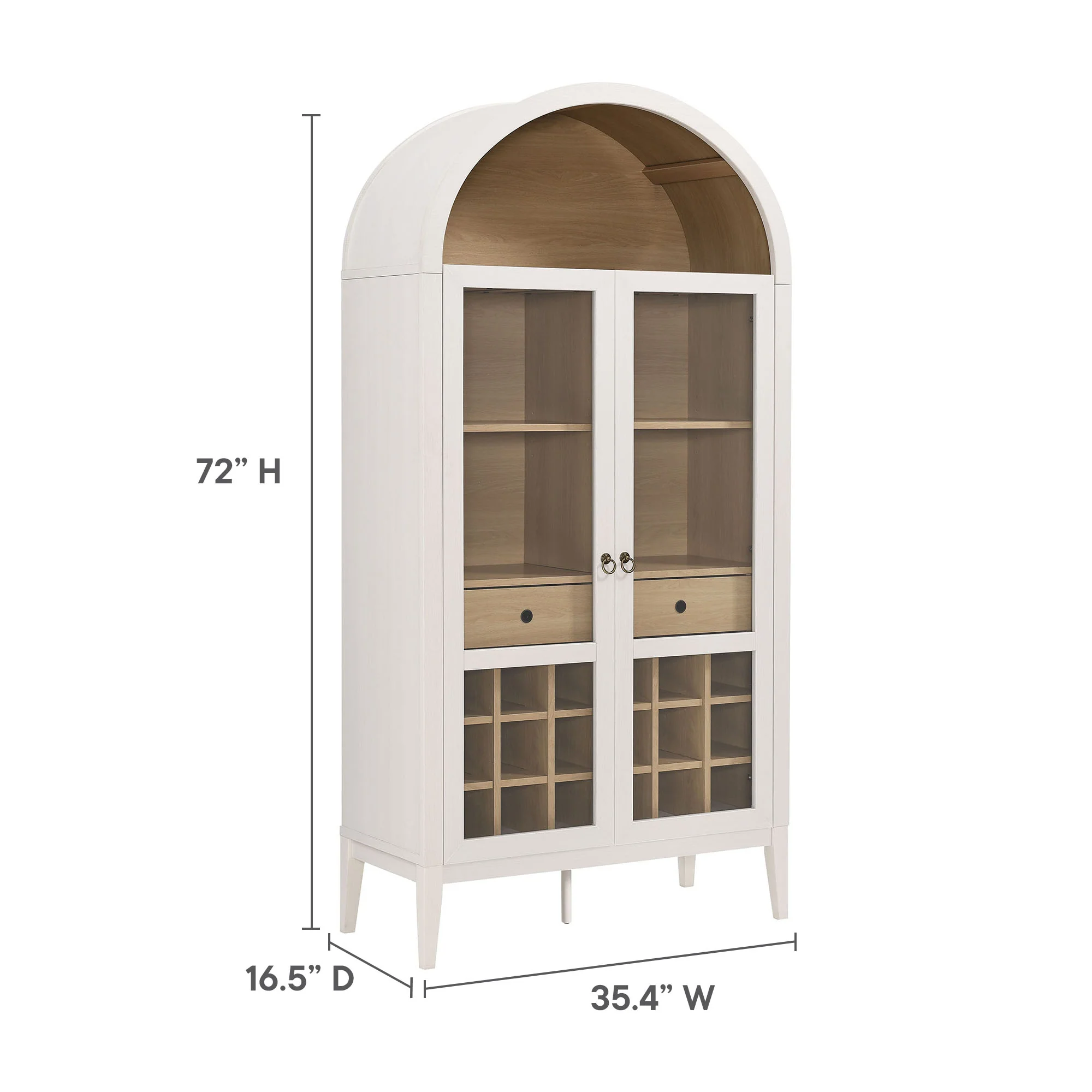 Nolan Arched Bar Cabinet by Modway - Image 20