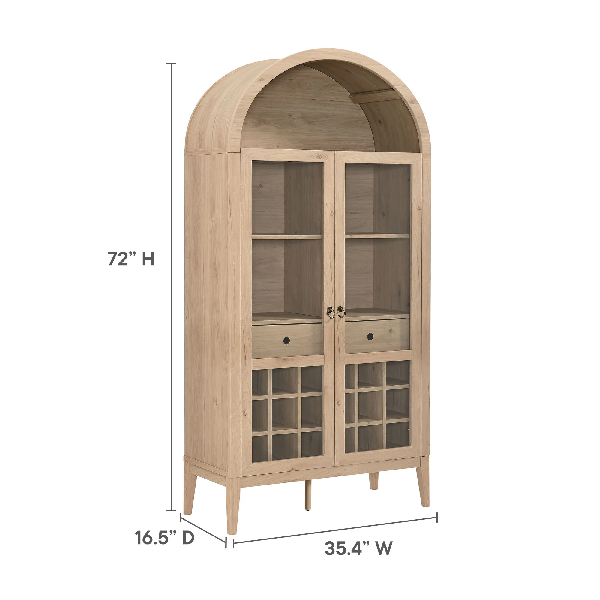 Nolan Arched Bar Cabinet by Modway - Image 30