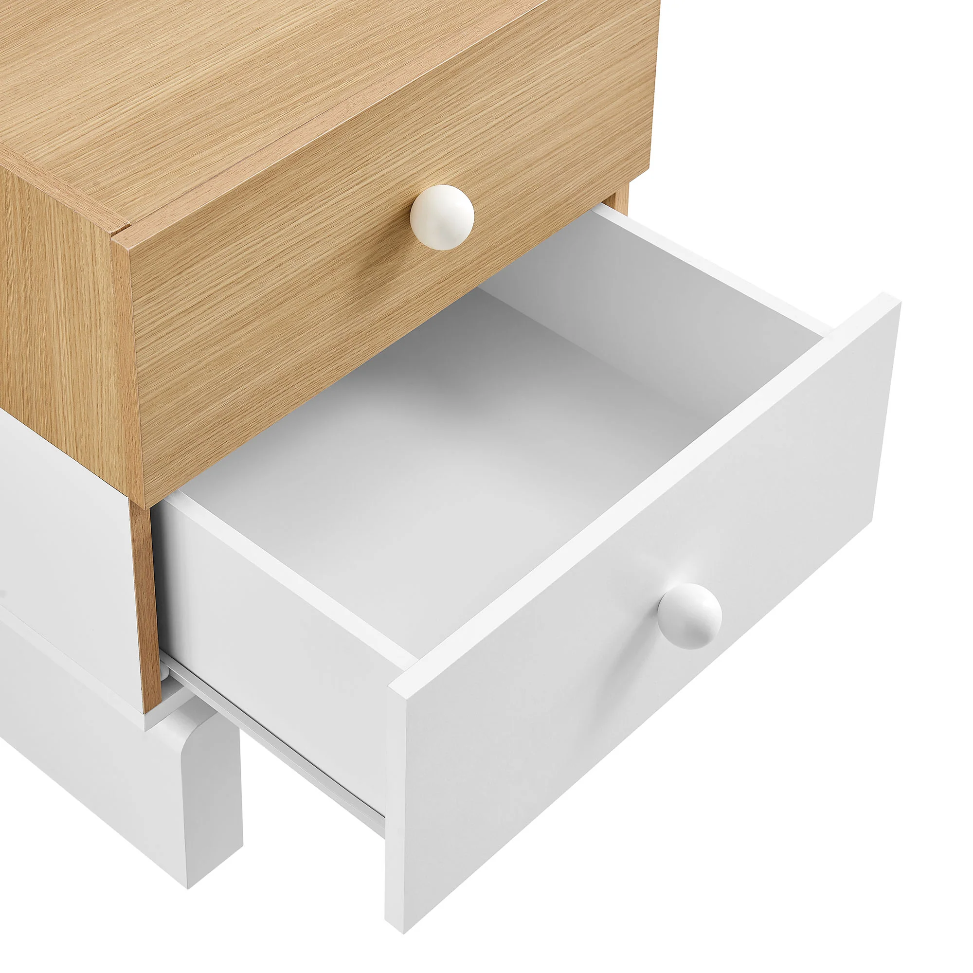 Nolia 2-Drawer Color Block Nightstand by Modway - Image 5
