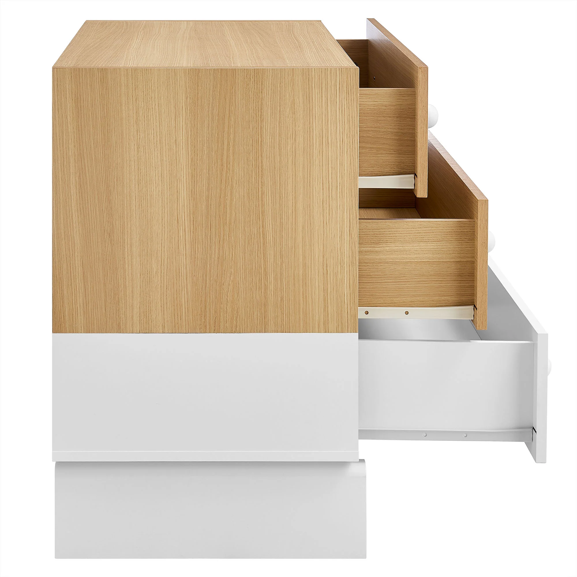 Nolia 3-Drawer Color Block Dresser by Modway - Image 4