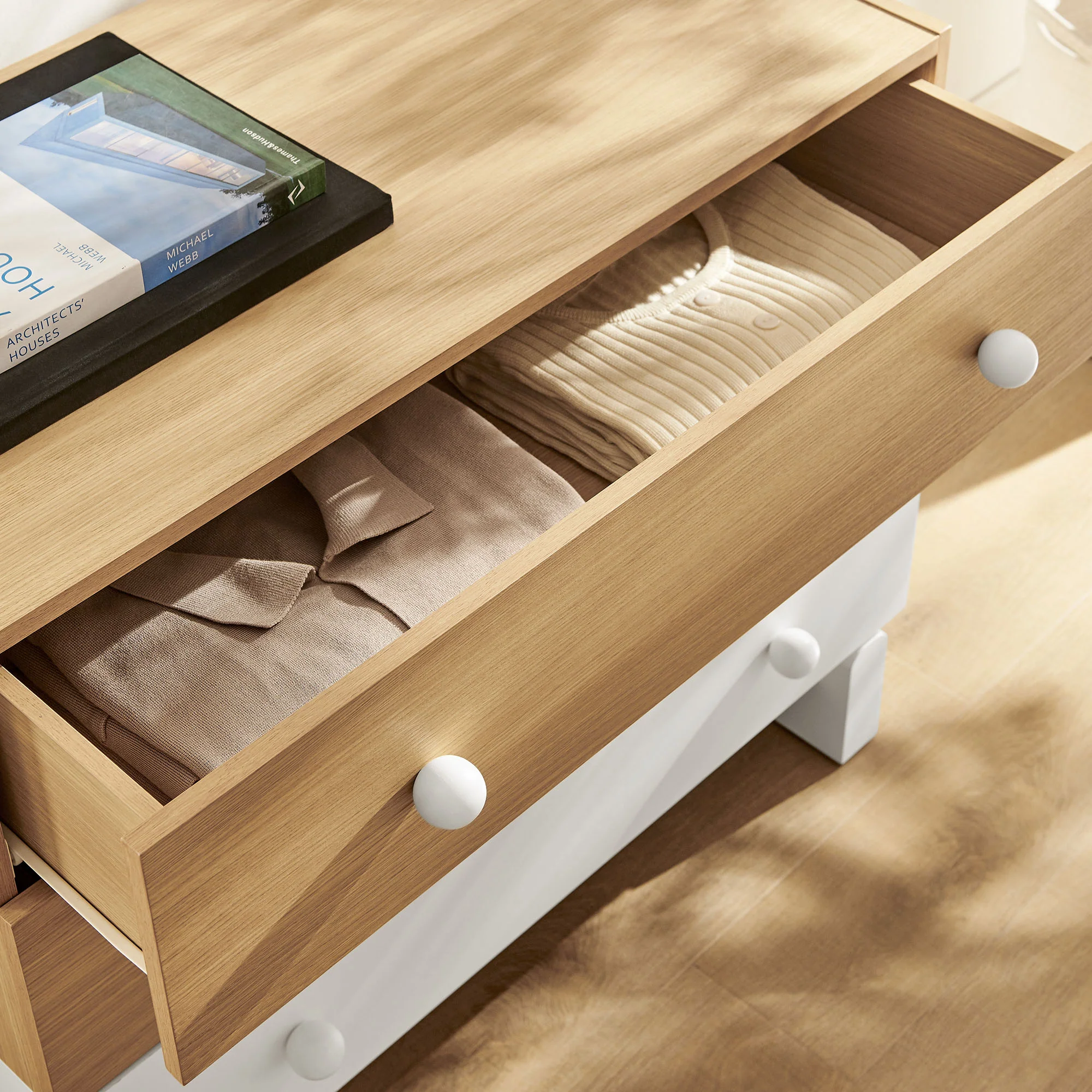 Nolia 3-Drawer Color Block Dresser by Modway - Image 6