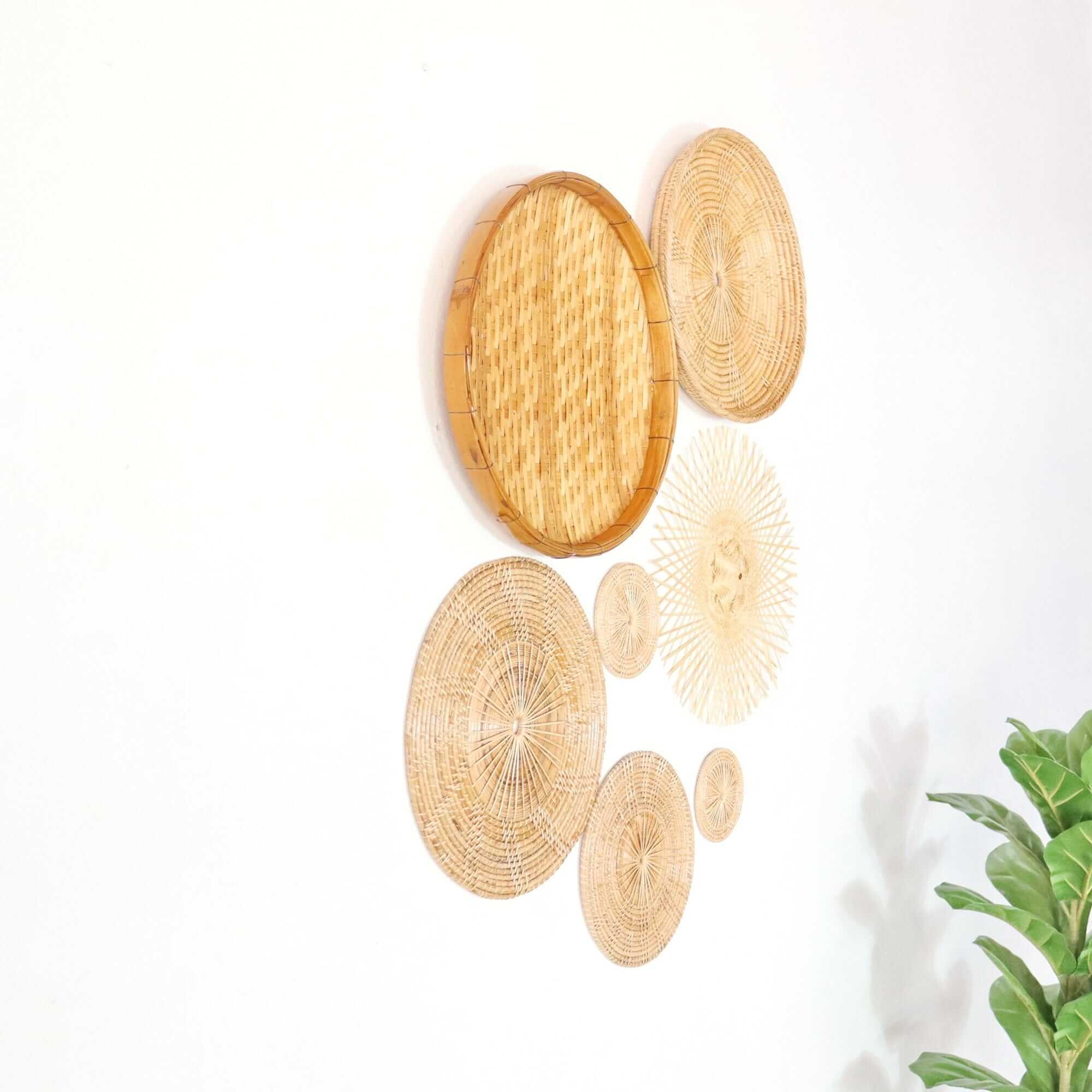Nor Ra Mon - Wall Hanging Decor Set Of 7 By Thaihome - Image 3