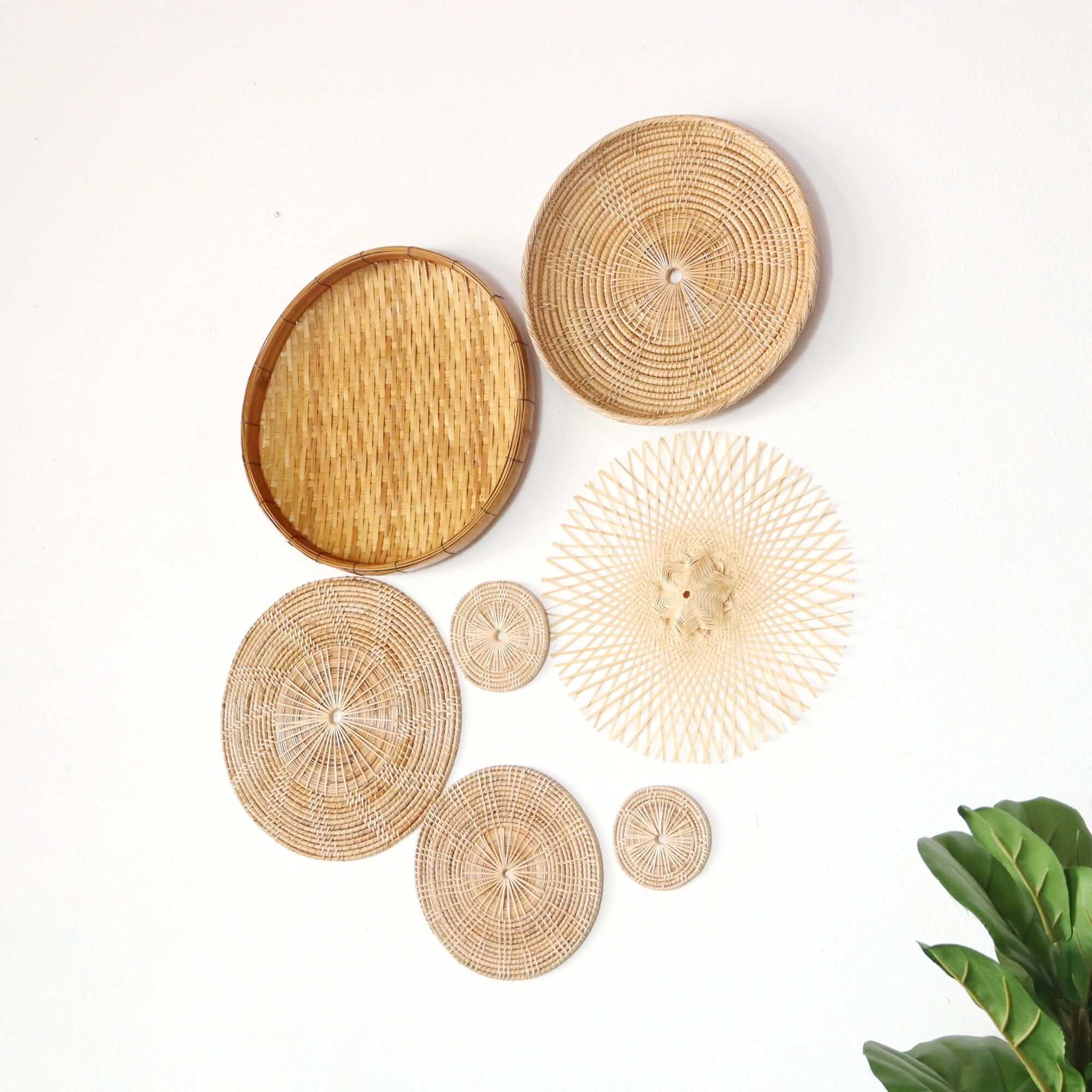 Nor Ra Mon - Wall Hanging Decor Set Of 7 By Thaihome - Image 4