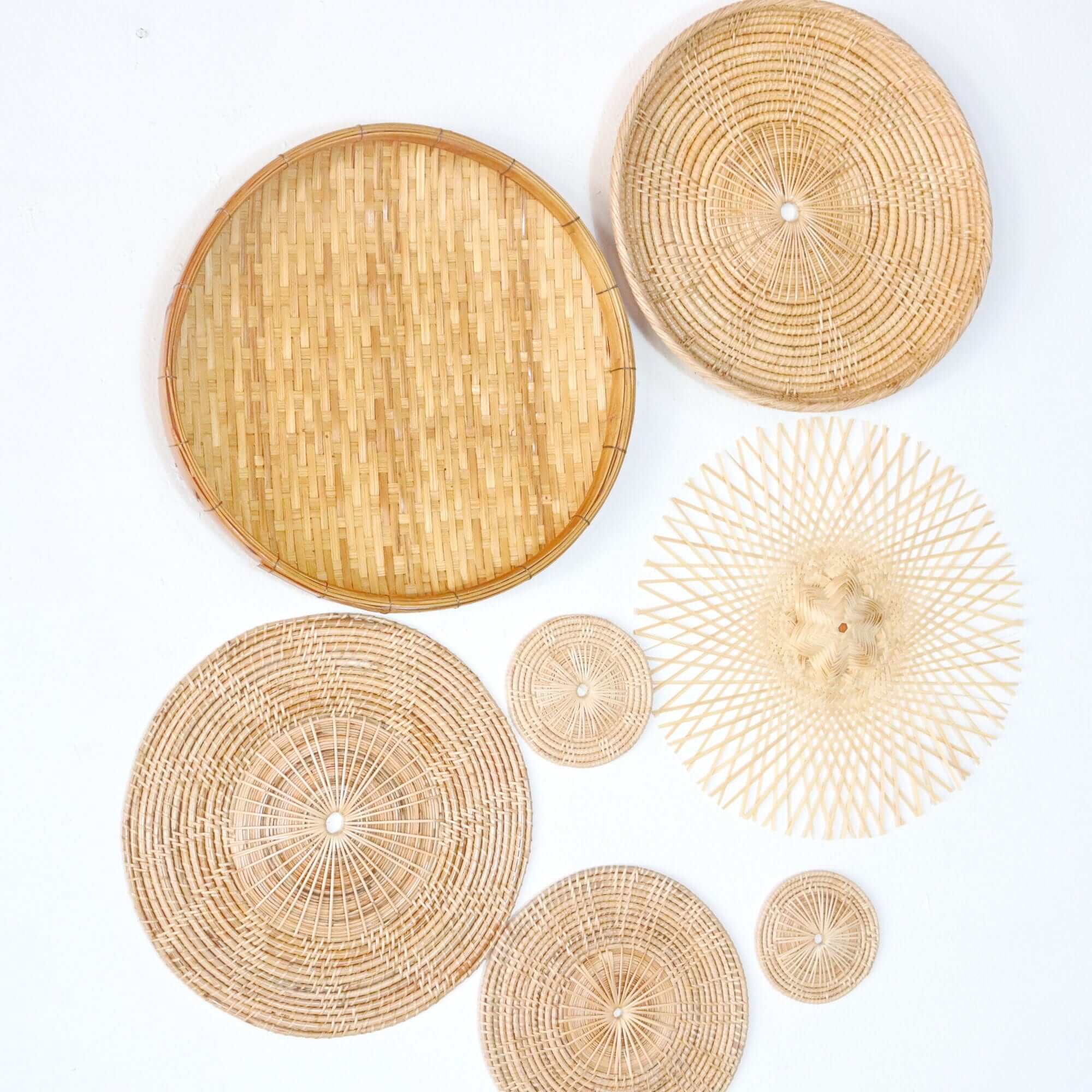 Nor Ra Mon - Wall Hanging Decor Set Of 7 By Thaihome - Image 5