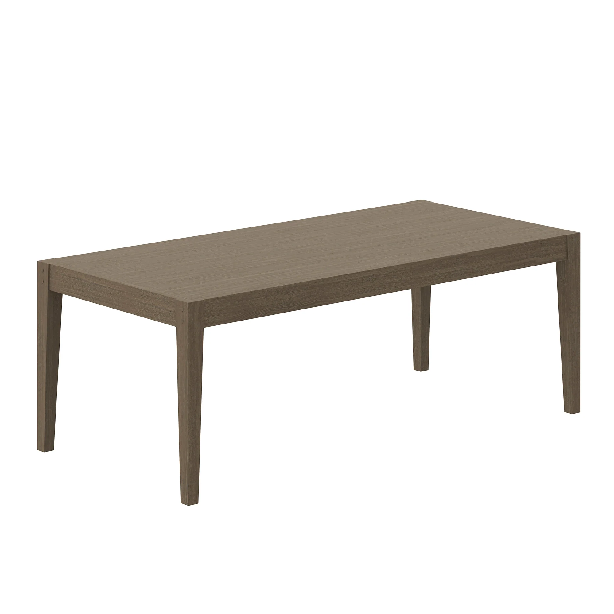 Northlake 83" Rectangular Outdoor Patio Teak Dining Table by Modway - Image 2