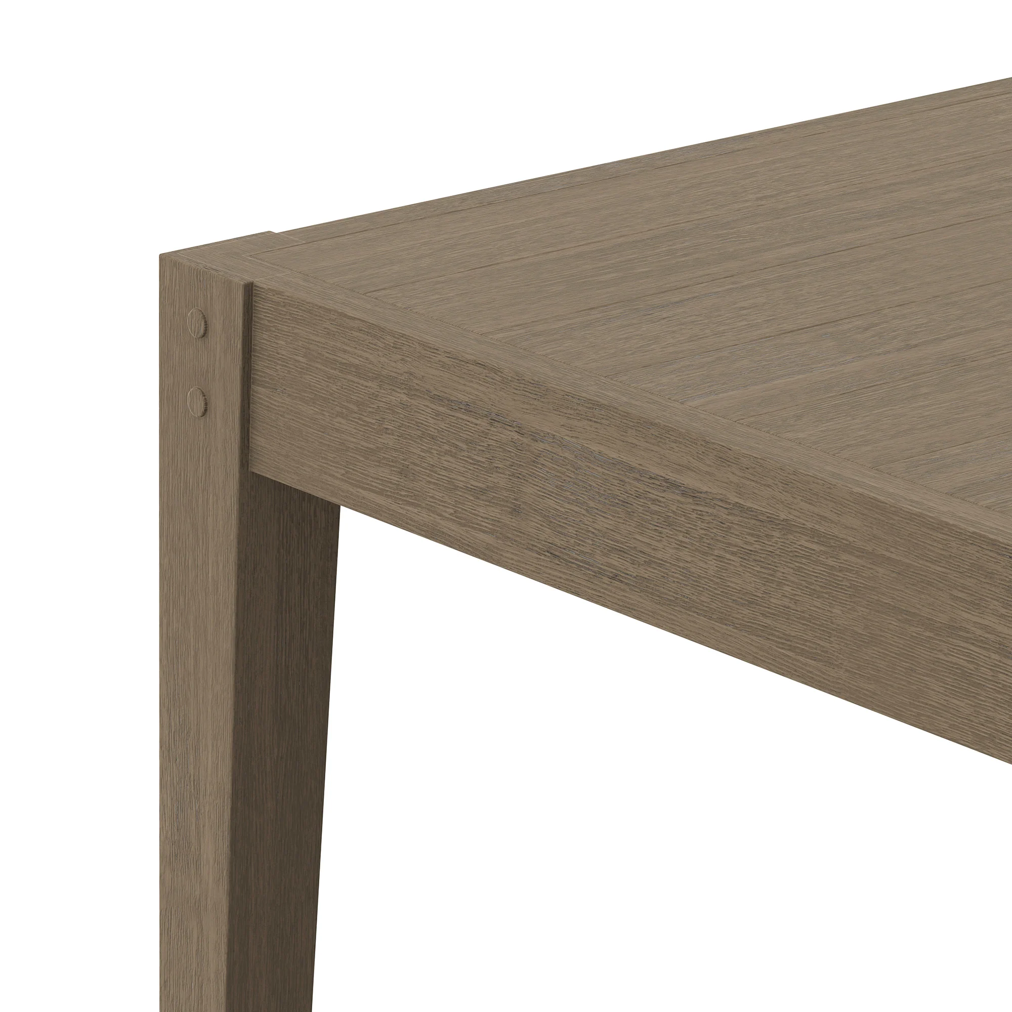 Northlake 83" Rectangular Outdoor Patio Teak Dining Table by Modway - Image 6