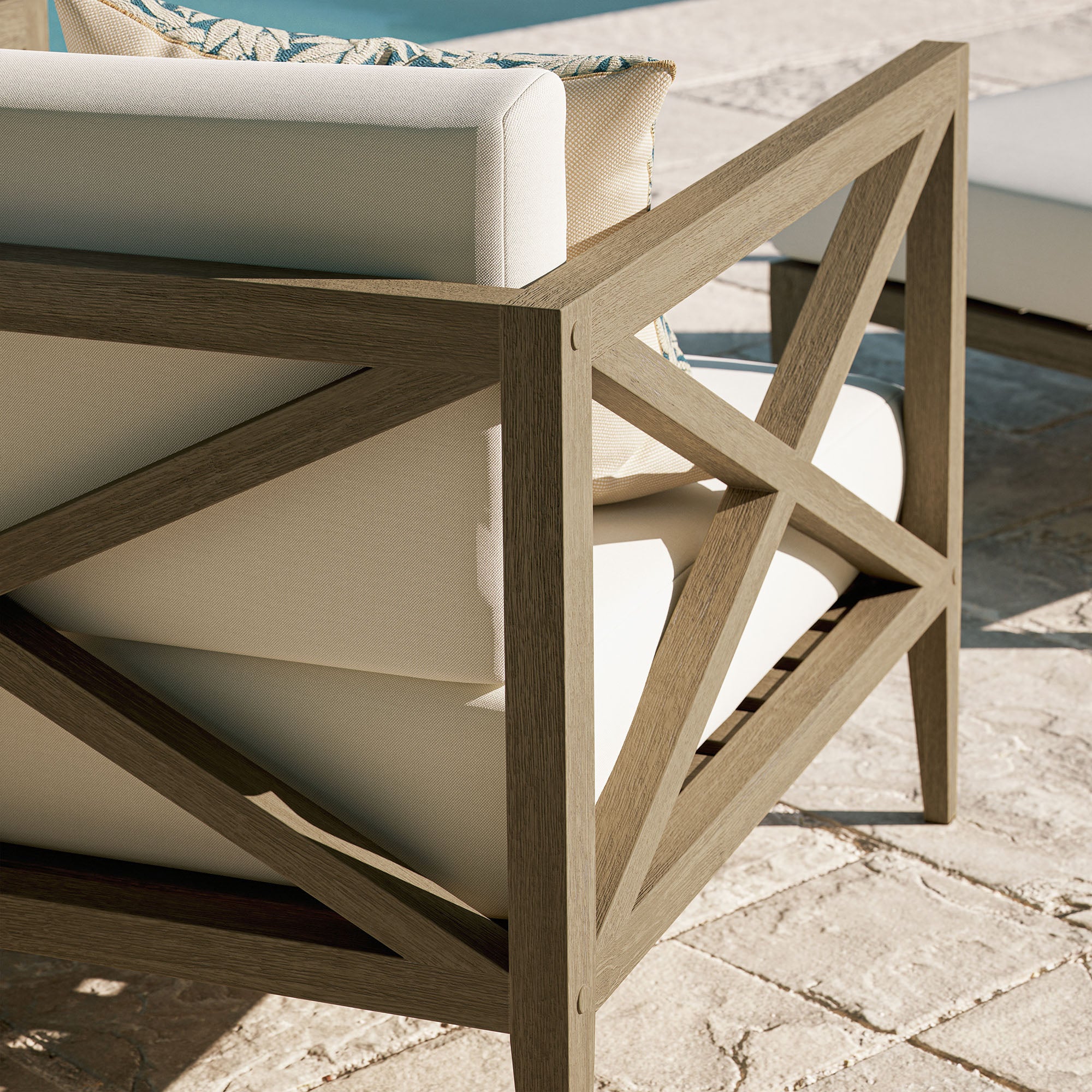 Northlake Outdoor Patio Teak Armchair by Modway - Image 8