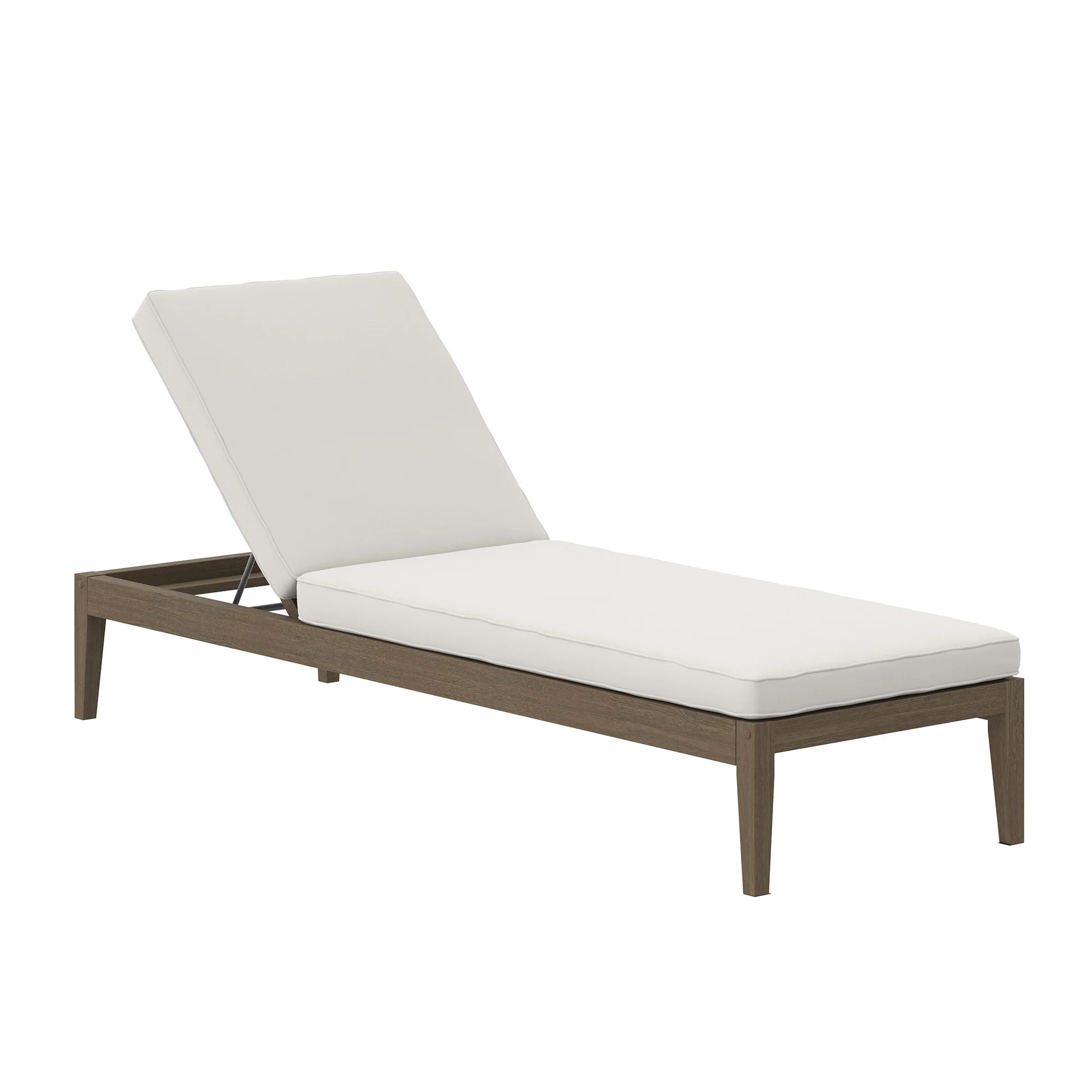 Northlake Outdoor Patio Teak Chaise Lounge by Modway - Image 2
