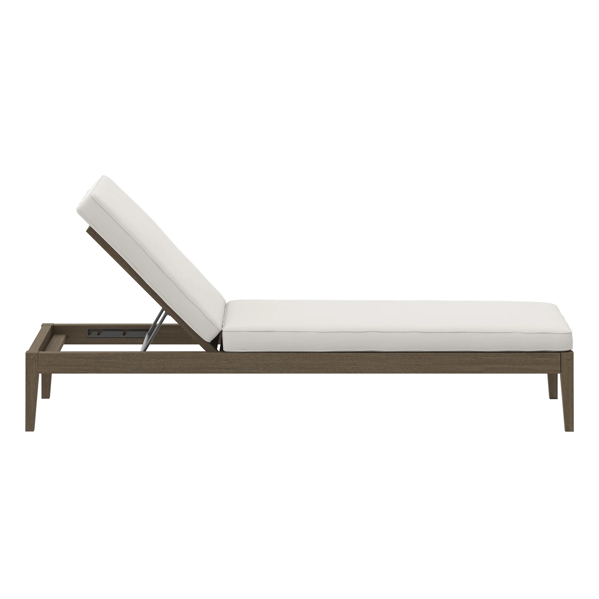 Northlake Outdoor Patio Teak Chaise Lounge by Modway - Image 3