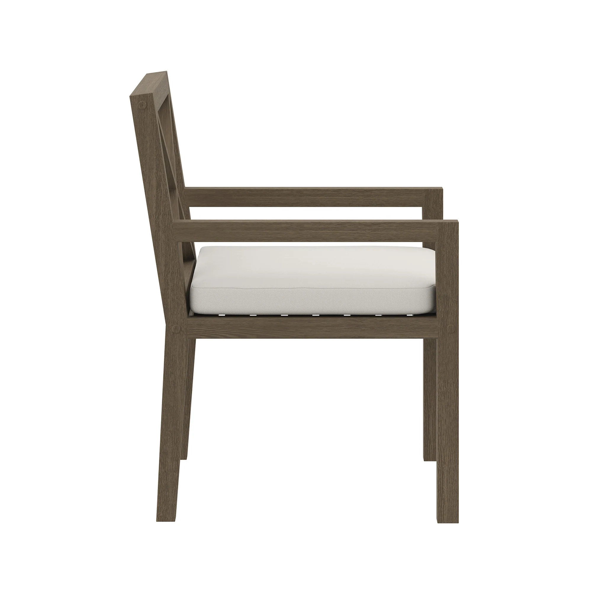 Northlake Outdoor Patio Teak Dining Armchair by Modway - Image 3
