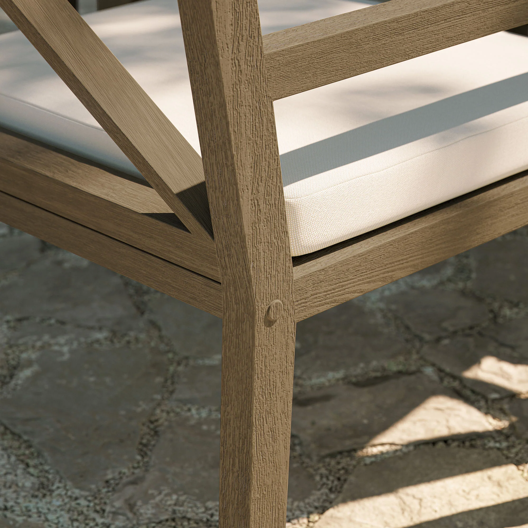 Northlake Outdoor Patio Teak Dining Armchair by Modway - Image 8