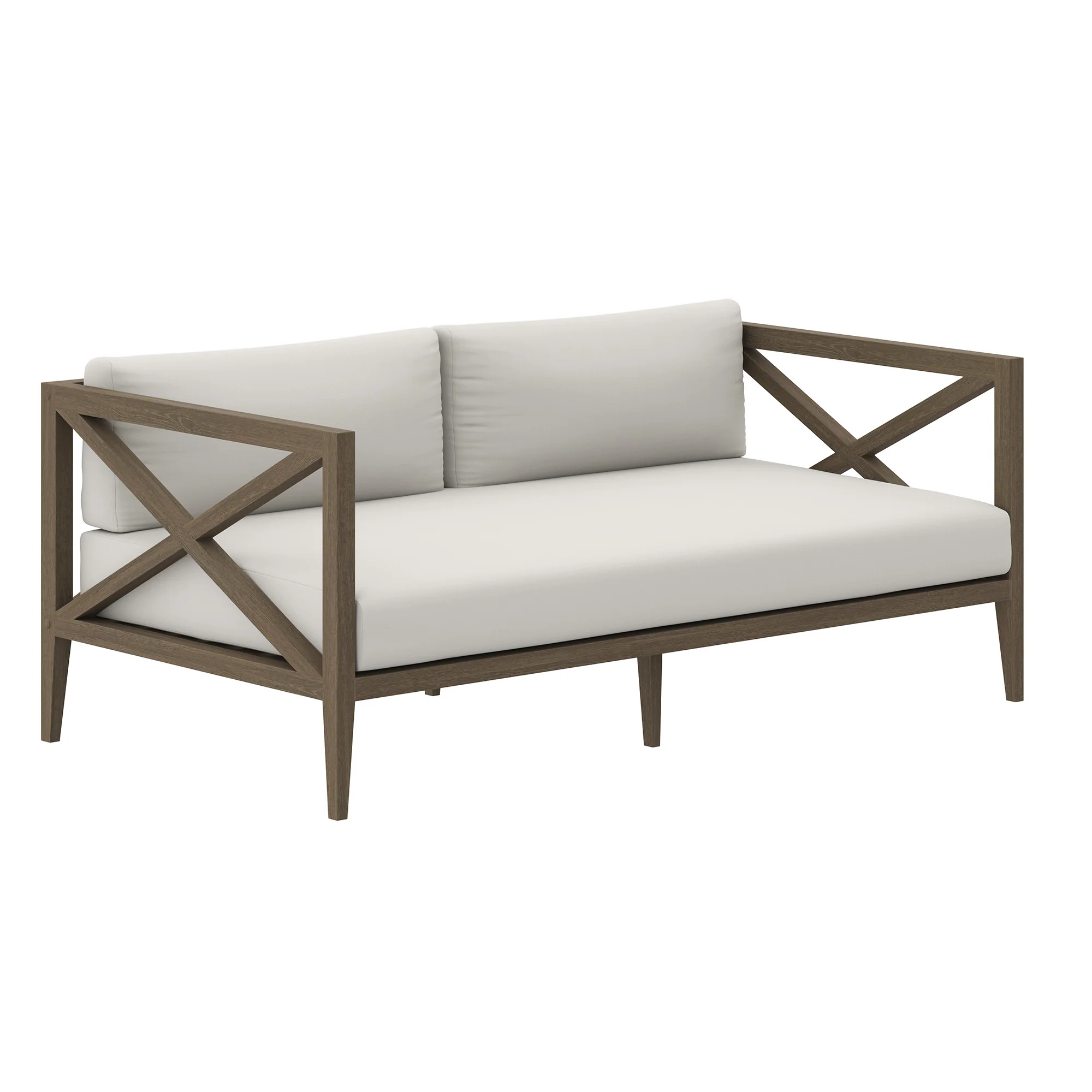 Northlake Outdoor Patio Teak Loveseat by Modway - Image 2
