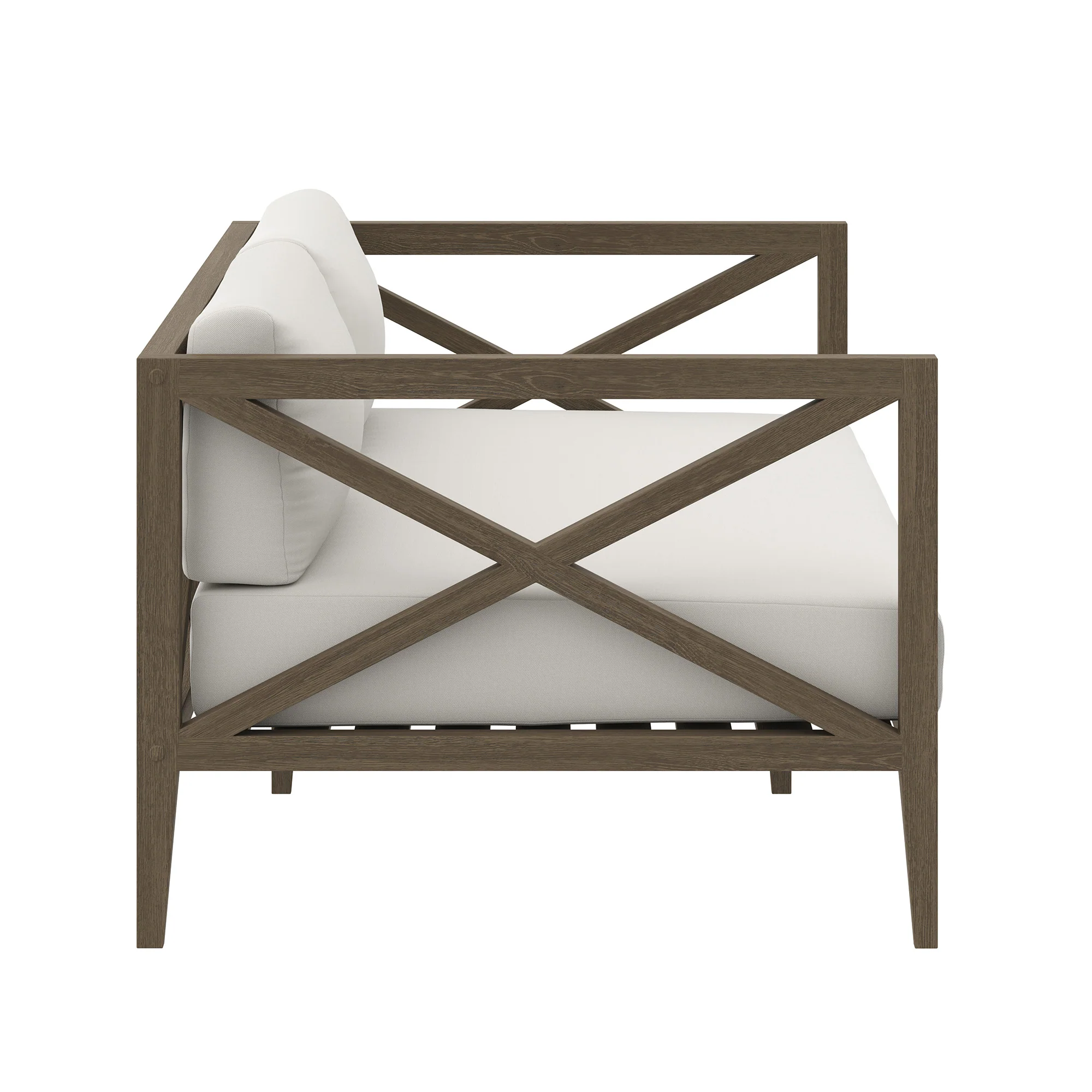 Northlake Outdoor Patio Teak Loveseat by Modway - Image 3