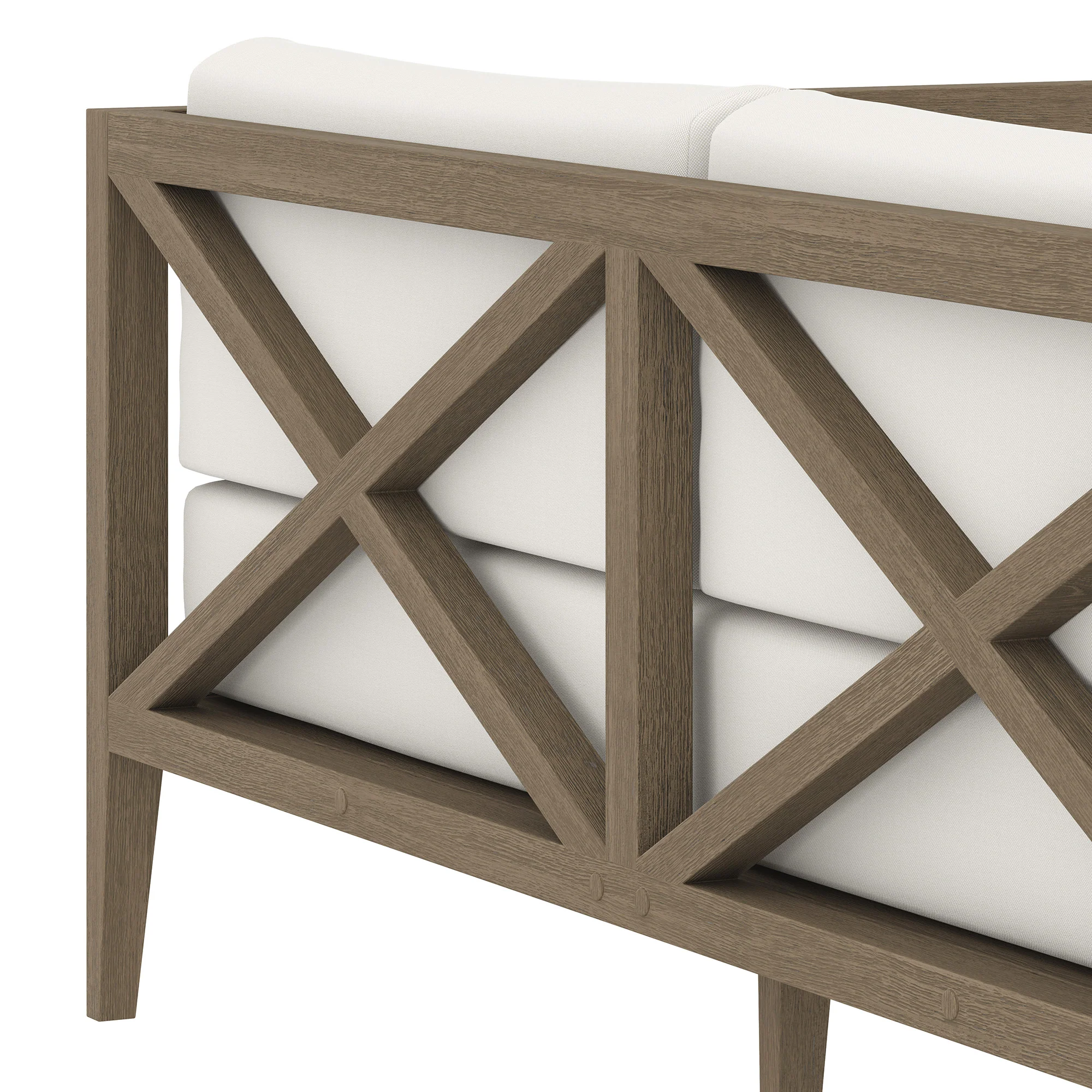 Northlake Outdoor Patio Teak Loveseat by Modway - Image 6