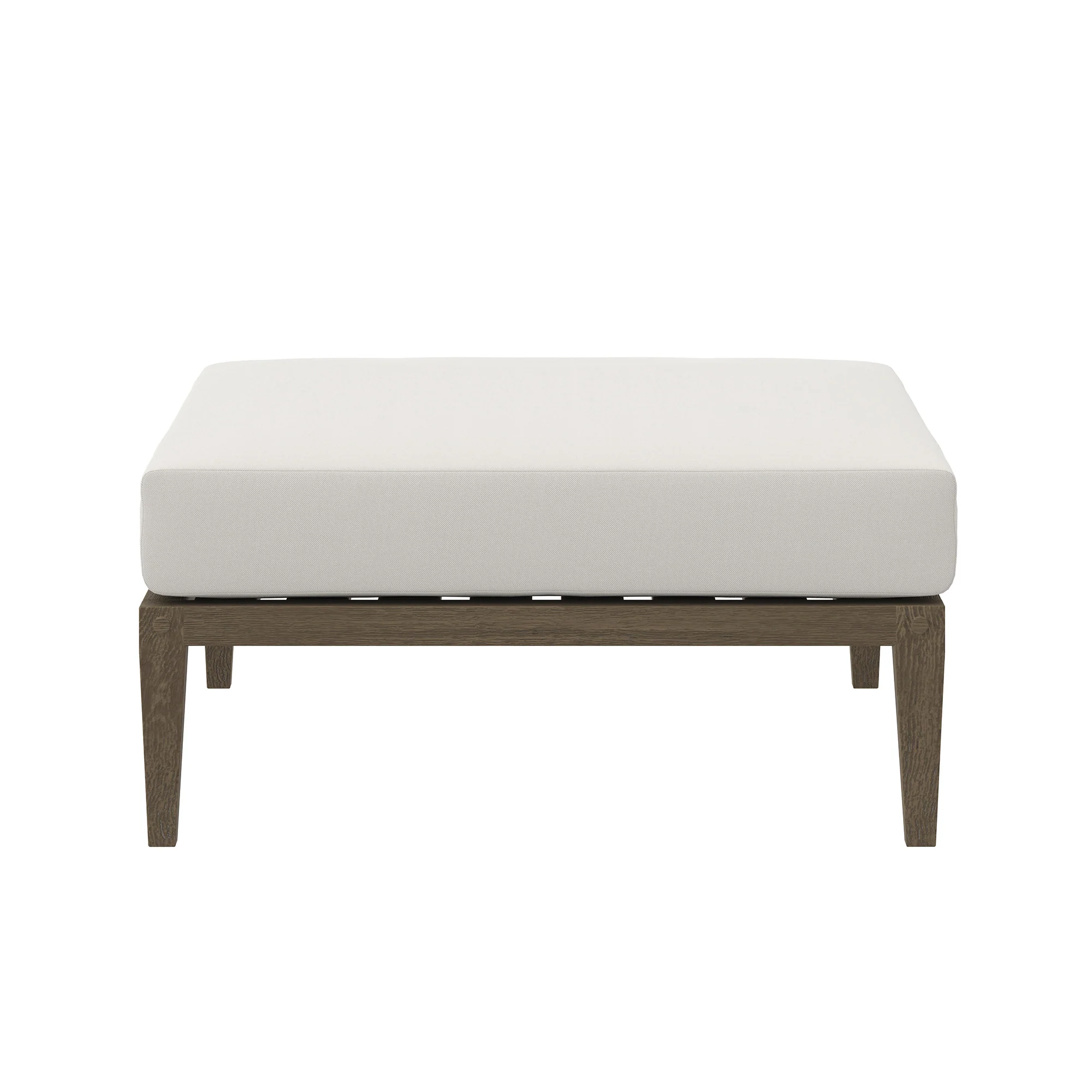 Northlake Outdoor Patio Teak Ottoman by Modway - Image 3