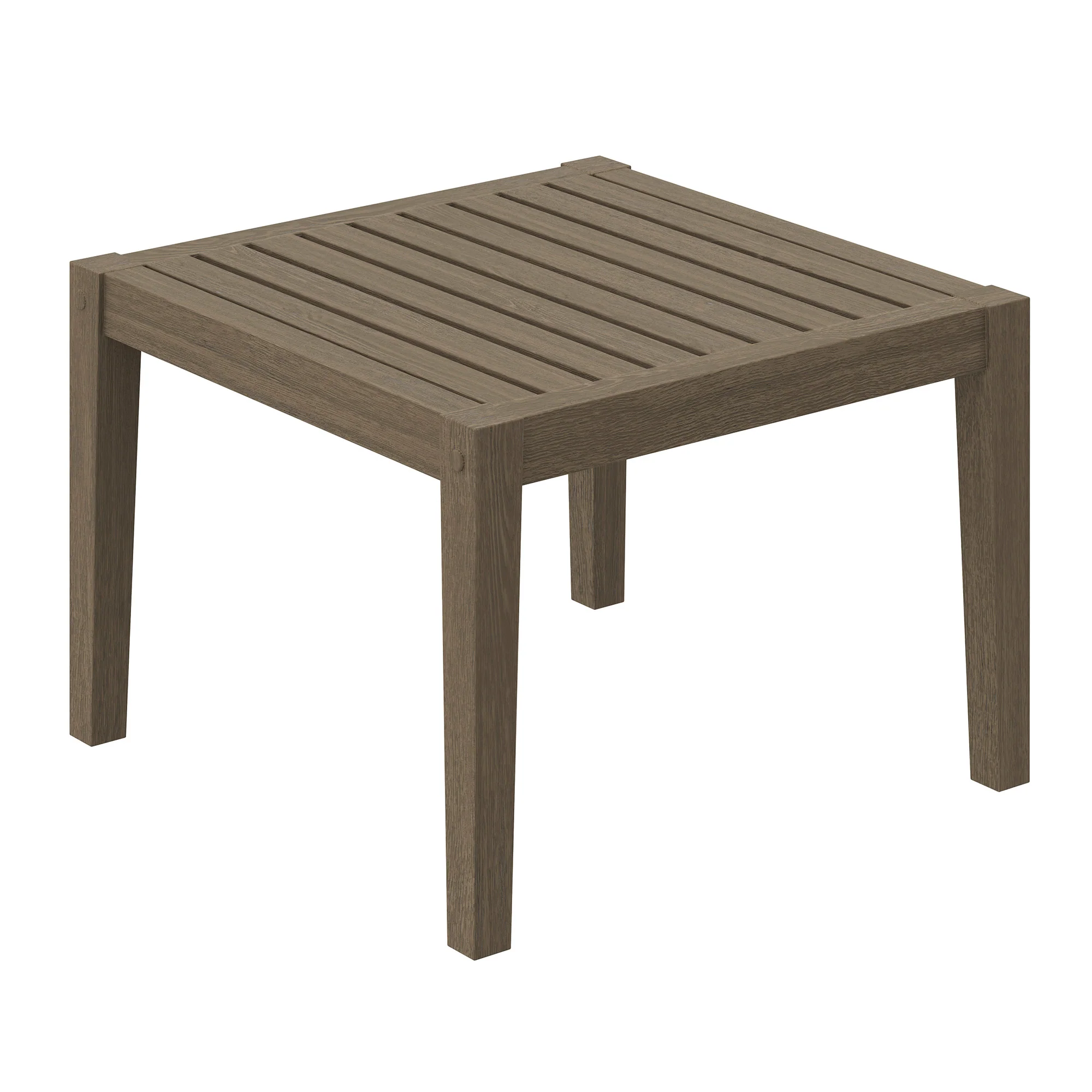 Northlake Square Outdoor Patio Teak Side Table by Modway - Image 4